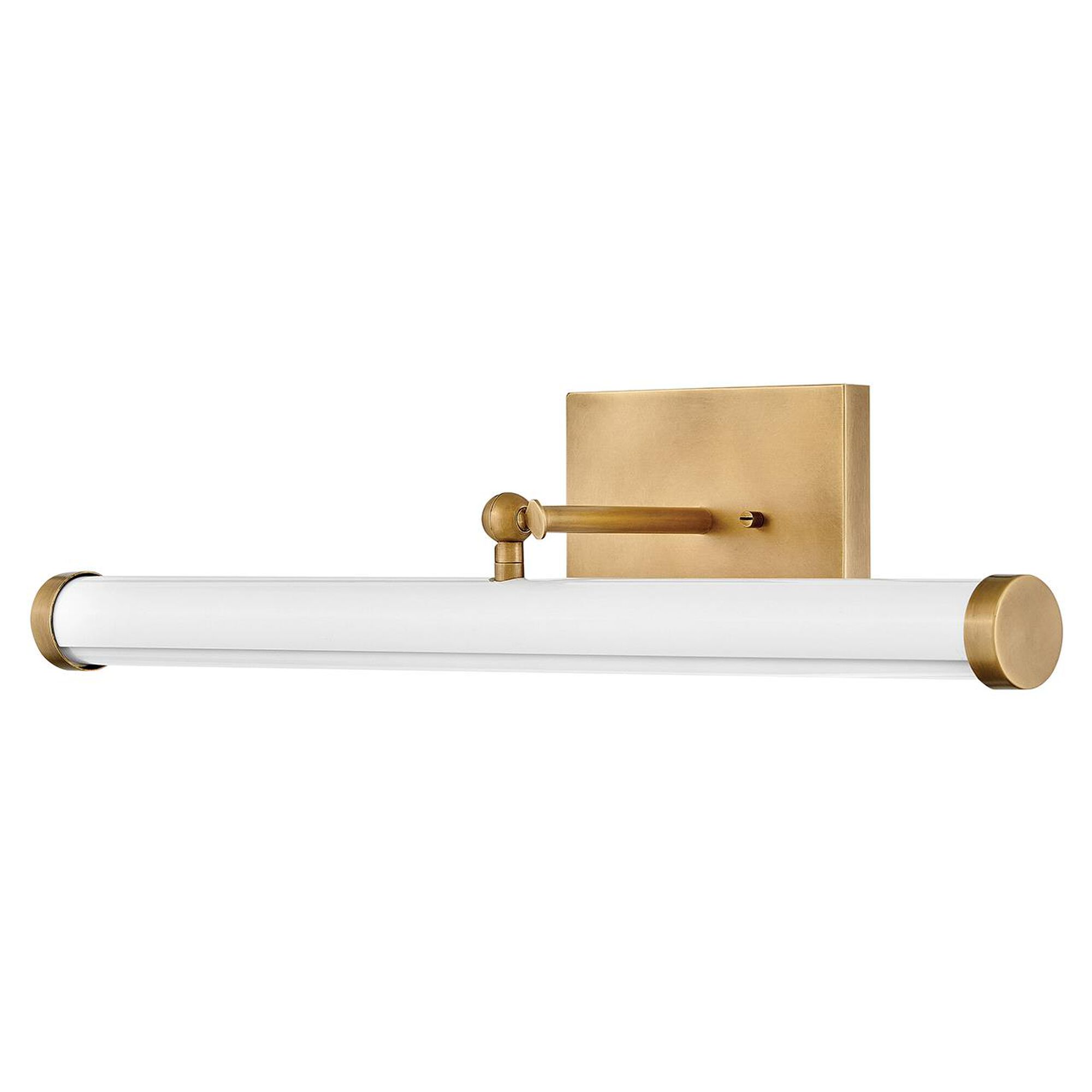 Shown in Heritage Brass finish and Acrylic Lens glass and Gloss White accent