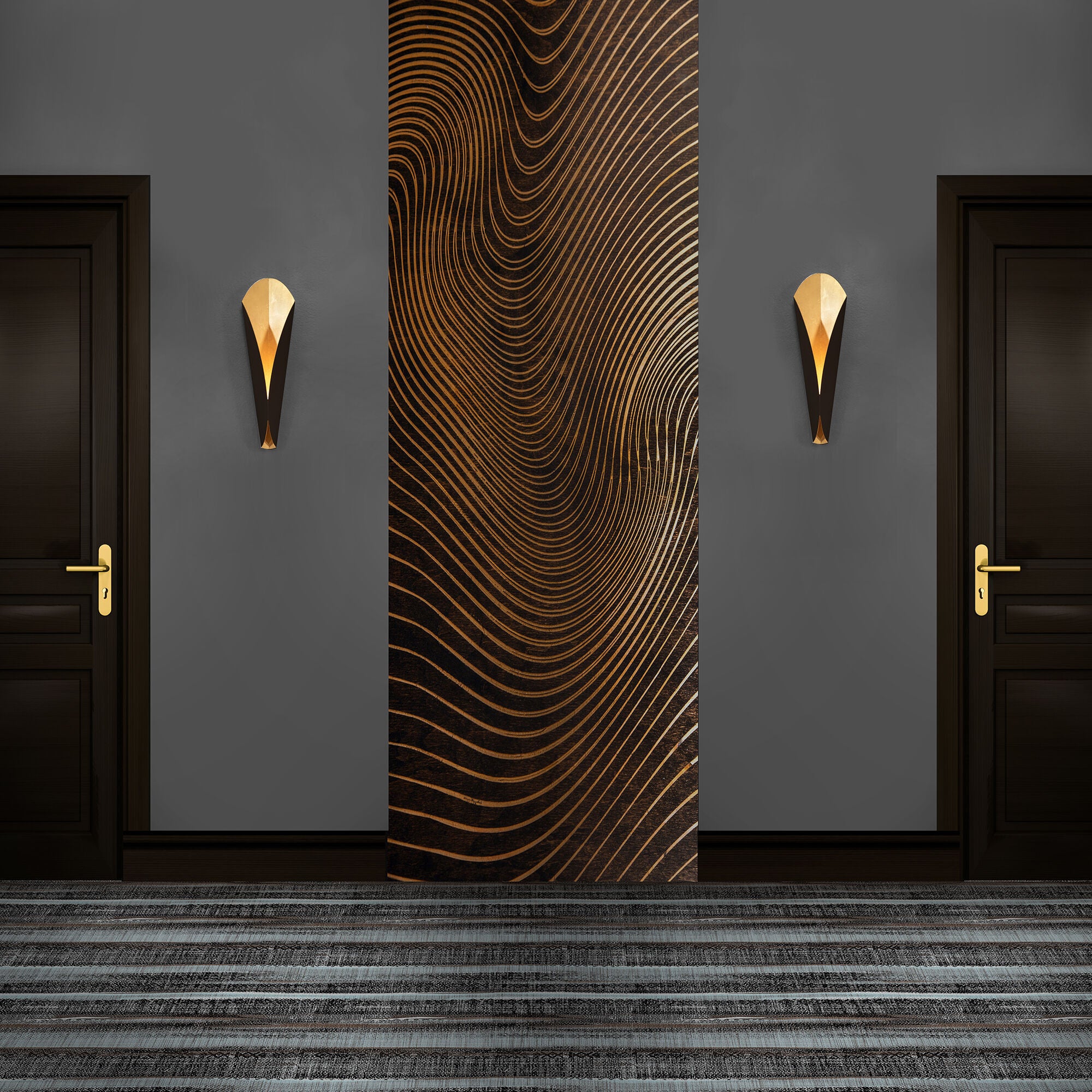 Shown in Bronze Gold Leaf finish