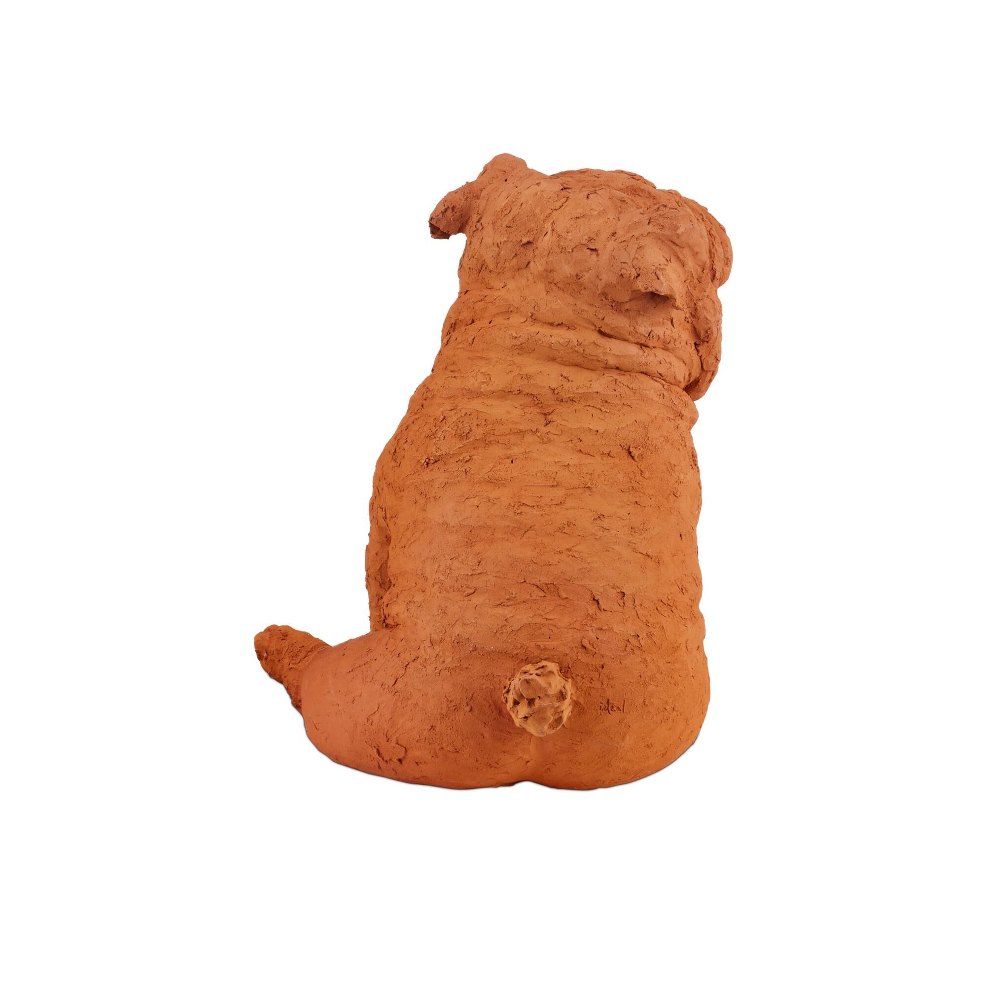 Leonard Churchill the Bulldog Sculpture by Currey and Company