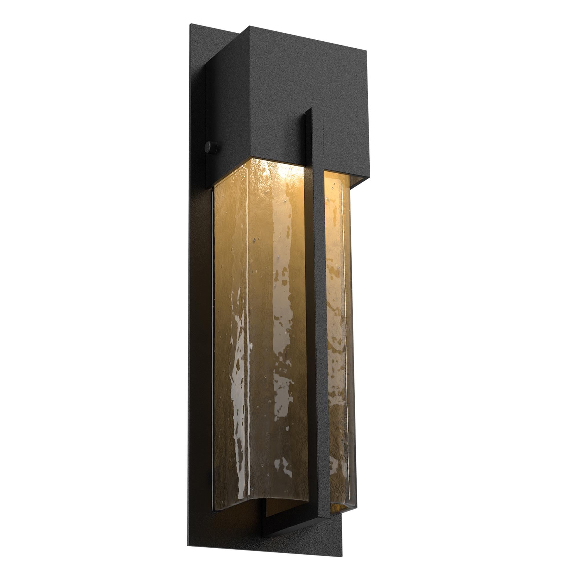 Hammerton Studio Square Glass 16 Inch Tall Outdoor Wall Light