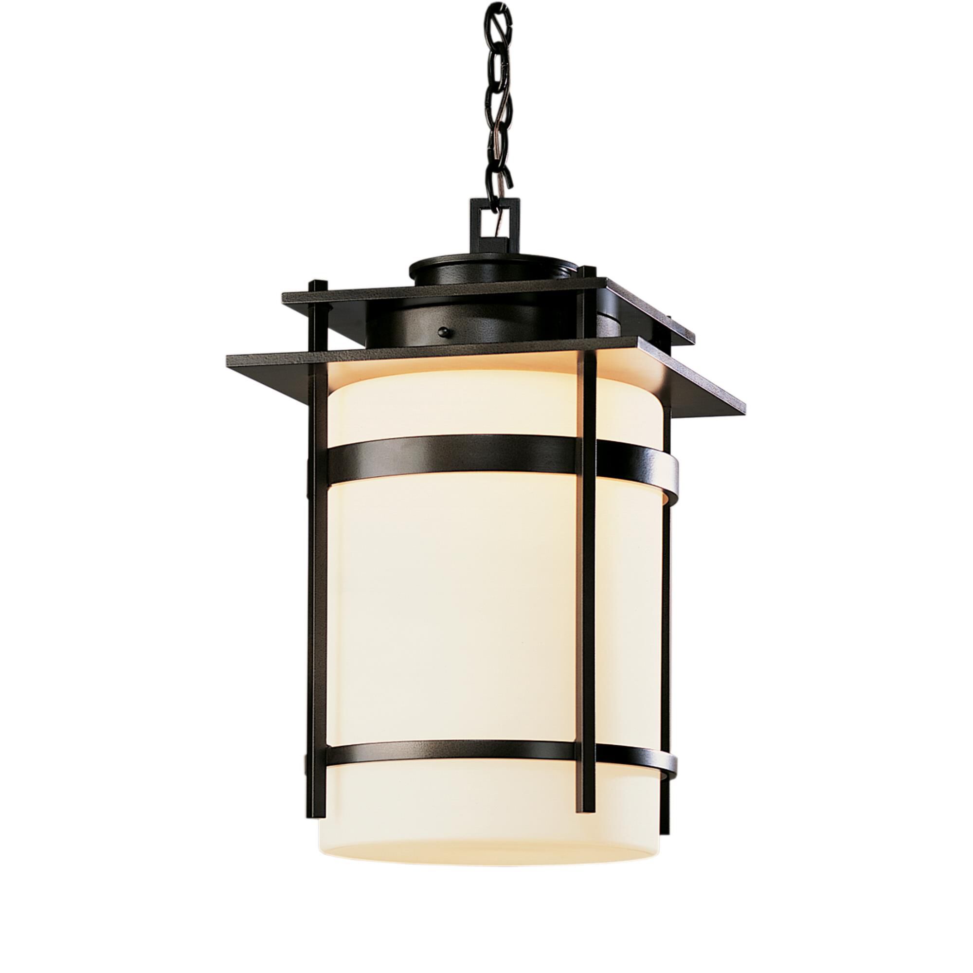 Hubbardton Forge Banded 22 Inch Tall Outdoor Hanging Lantern