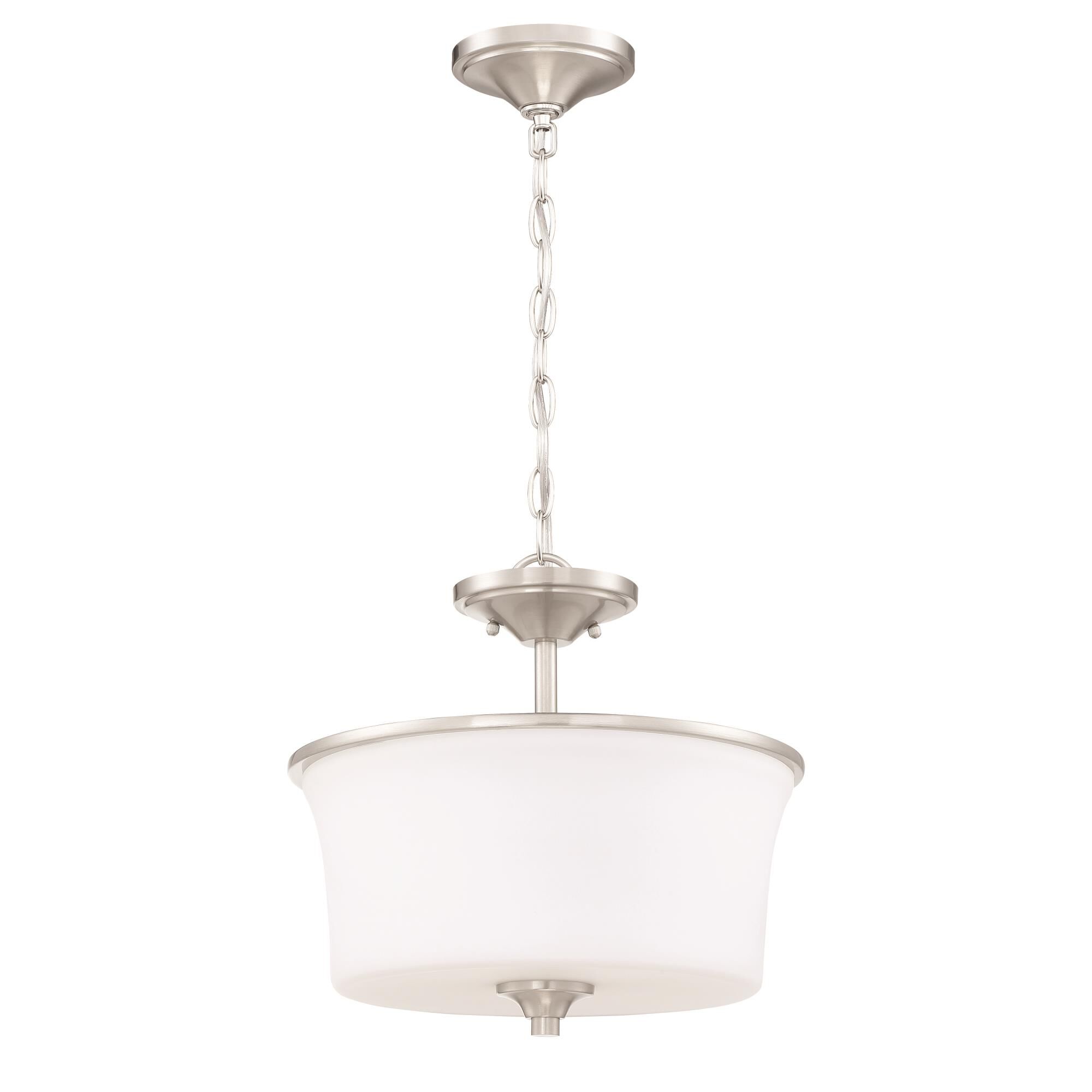Gwyneth 13 Inch 2 Light Semi Flush Mount by Craftmade