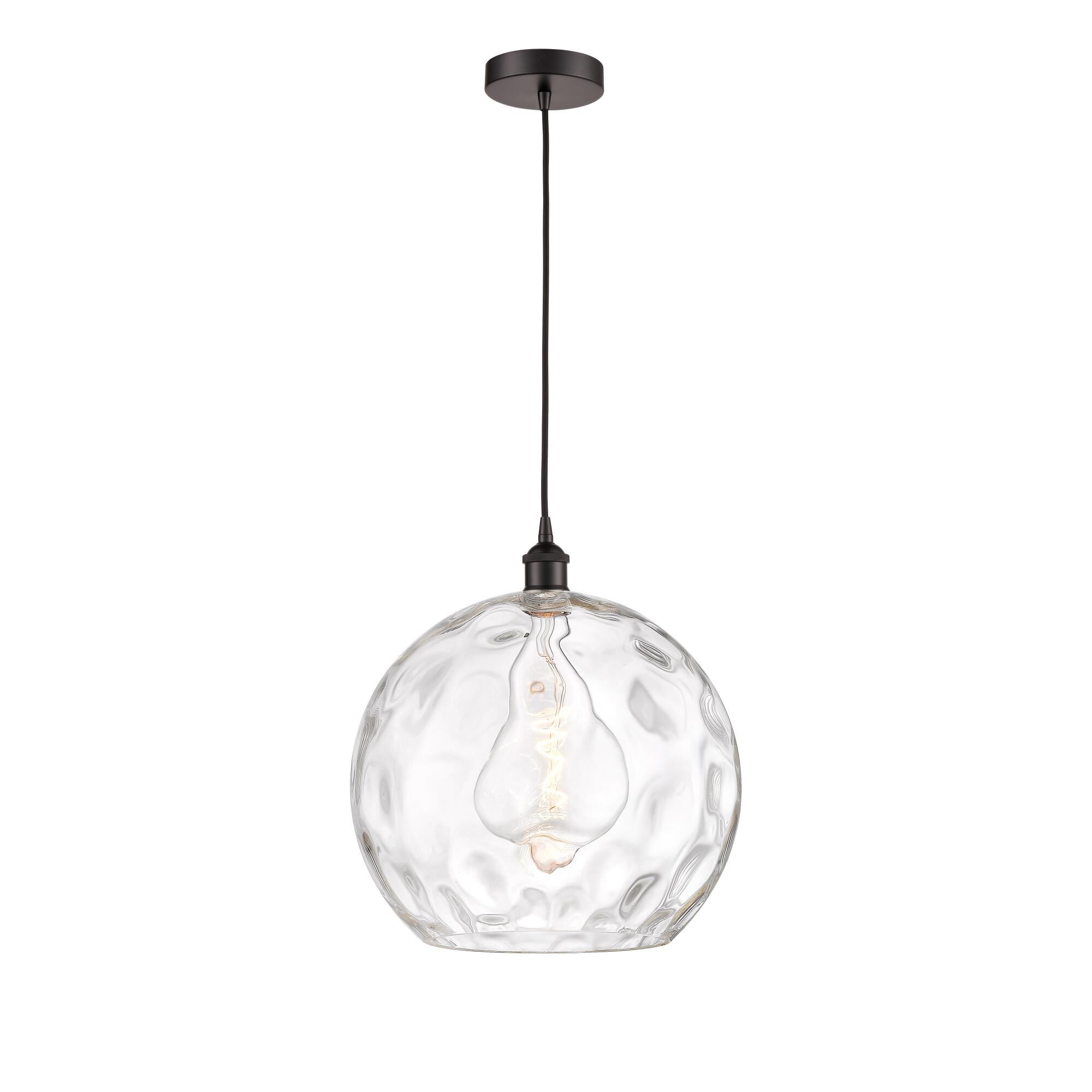 Shown in Oil Rubbed Bronze finish and Clear glass