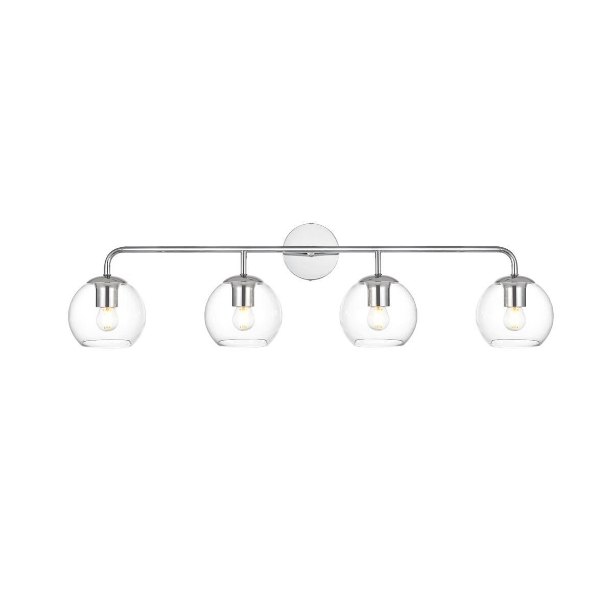 Genesis 37 Inch 4 Light Bath Vanity Light by Elegant Lighting