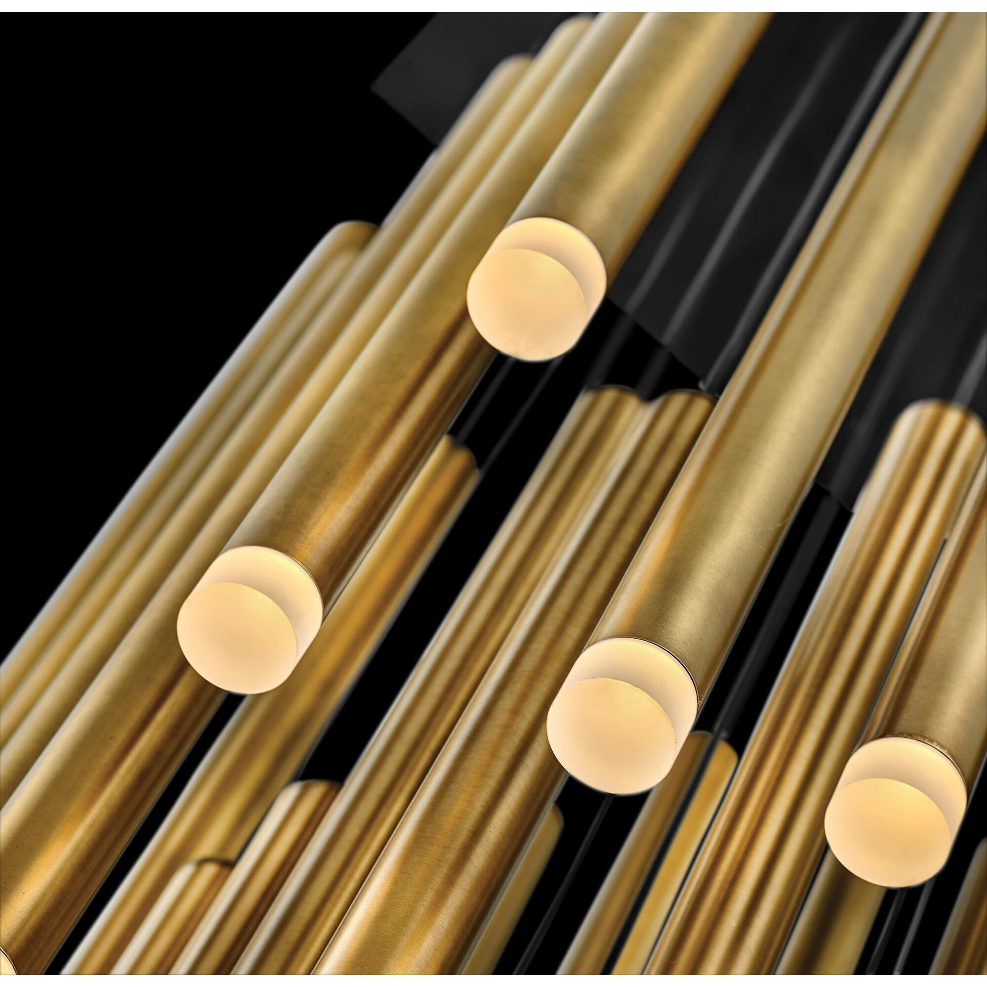 Shown in Heritage Brass finish and Black* accent