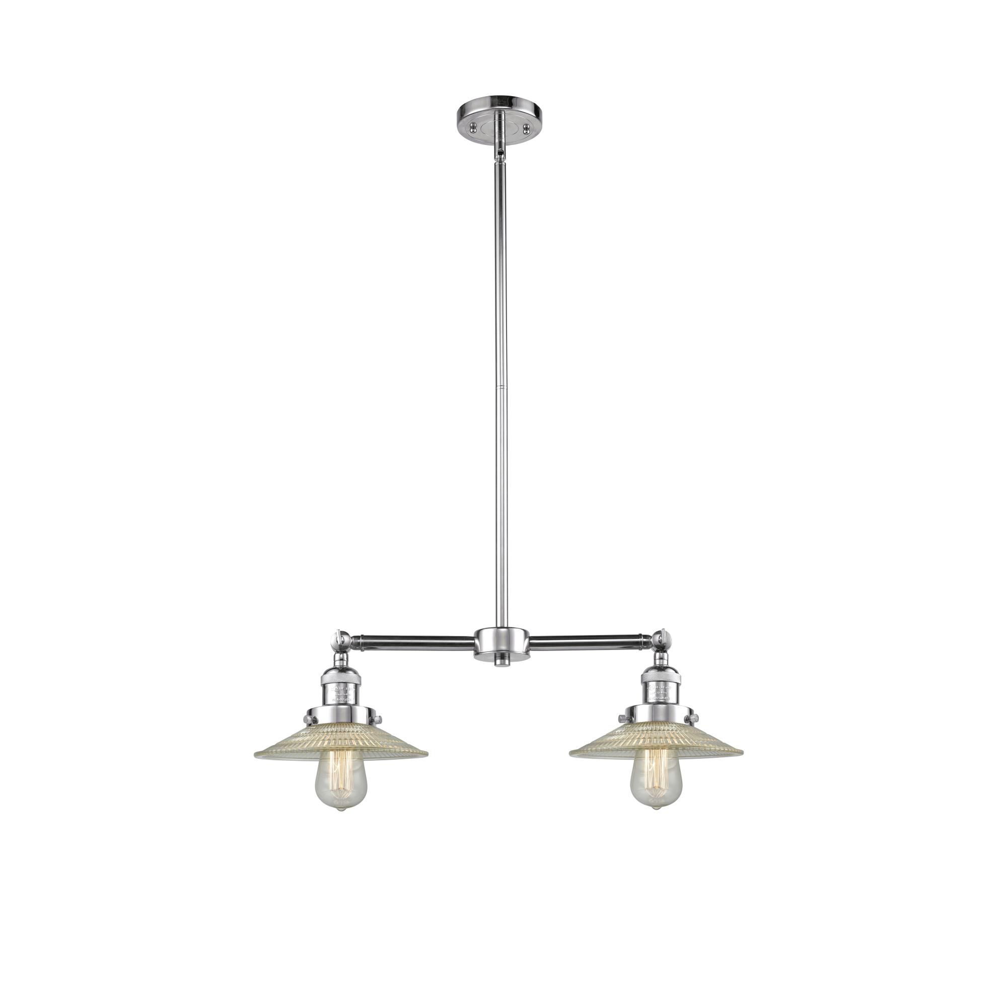 Bruno Marashlian Halophane 21 Inch 2 Light Mini Chandelier by Innovations Lighting