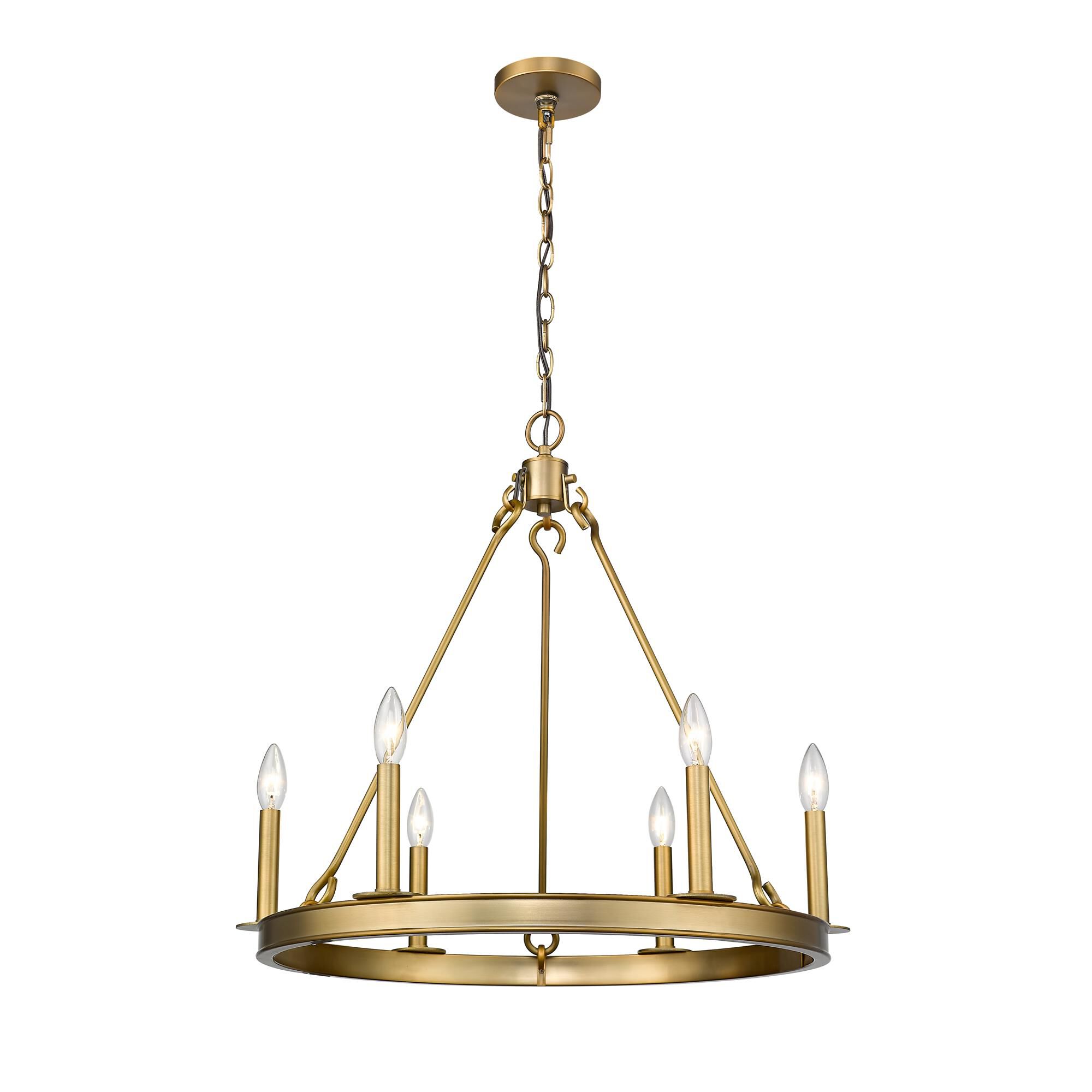 Barclay 25 Inch 6 Light Chandelier by Z-Lite