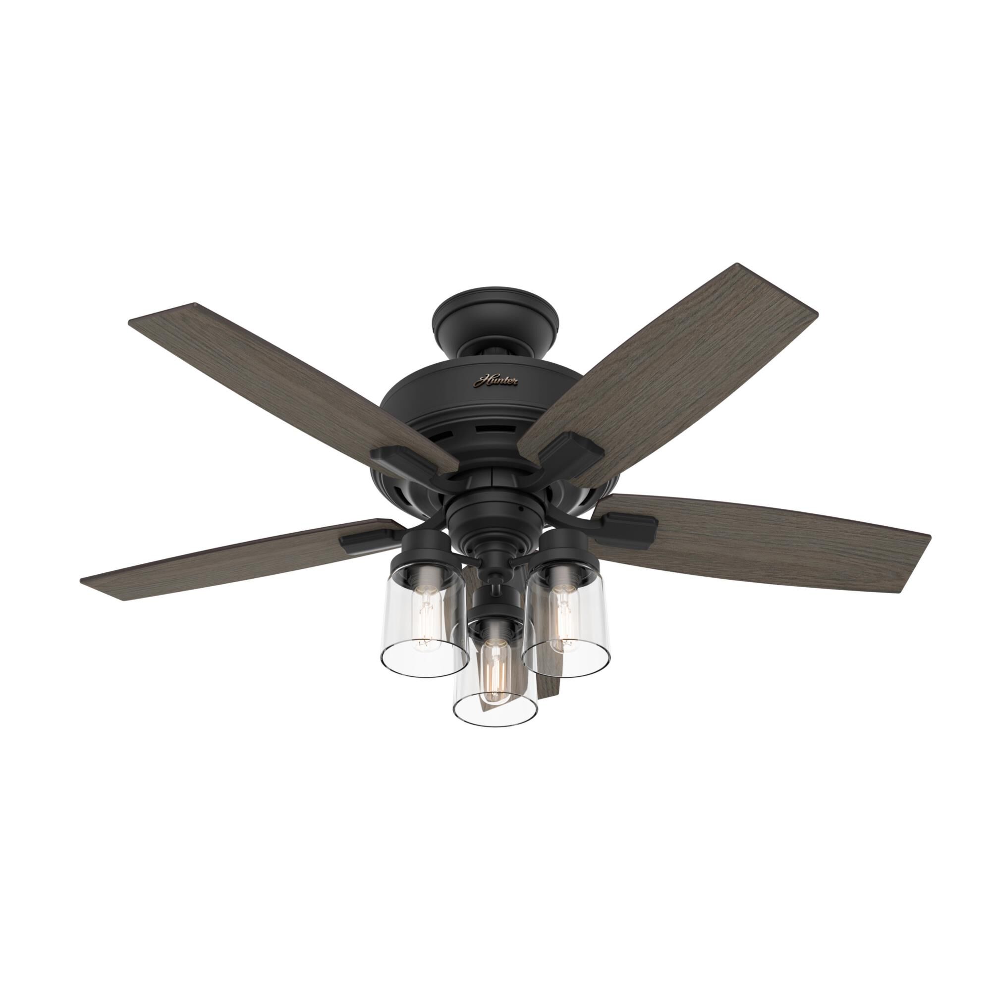 Bennett 44 Inch Ceiling Fan with Light Kit by Hunter Fan
