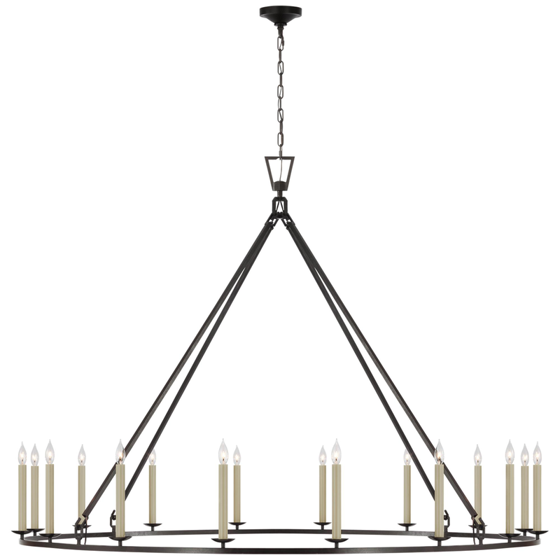 Chapman and Myers Darlana 73 Inch 16 Light LED Chandelier by Visual Comfort Signature Collection