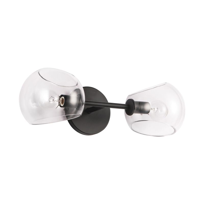 Willow 17 Inch 2 Light Bath Vanity Light by Alora Mood