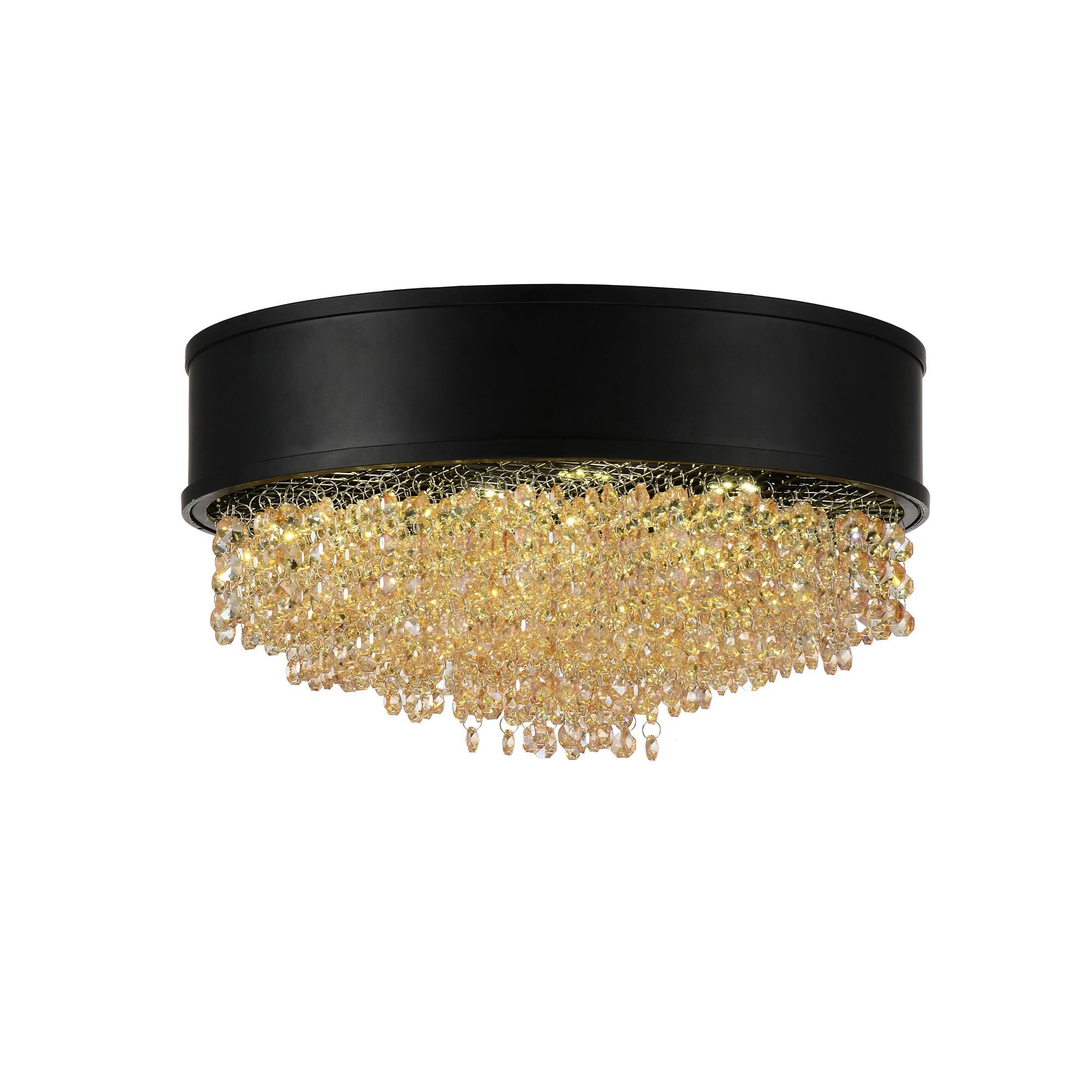 Medina 16 Inch 7 Light Flush Mount by CWI Lighting