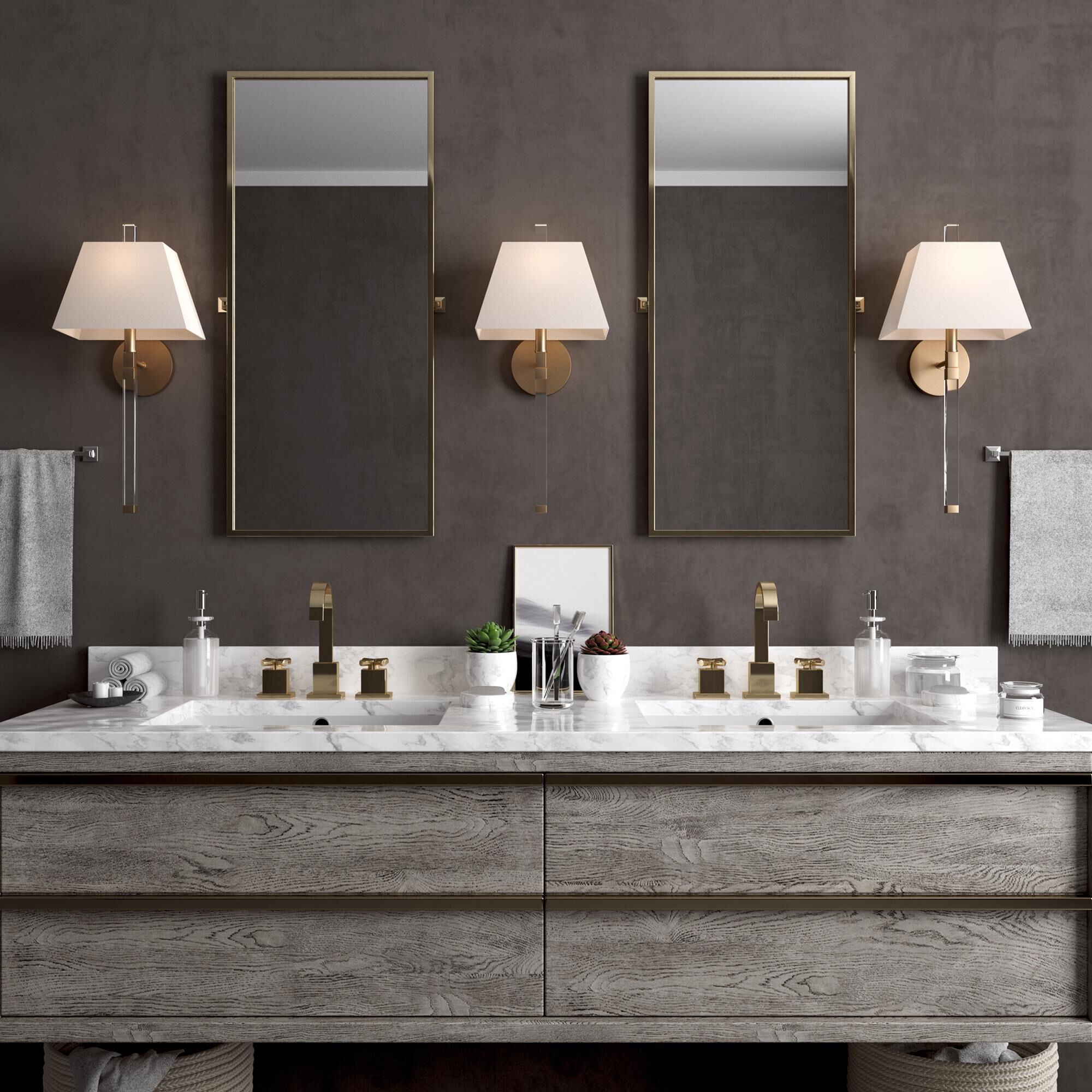 Crystorama Renee 21 Inch Wall Sconce