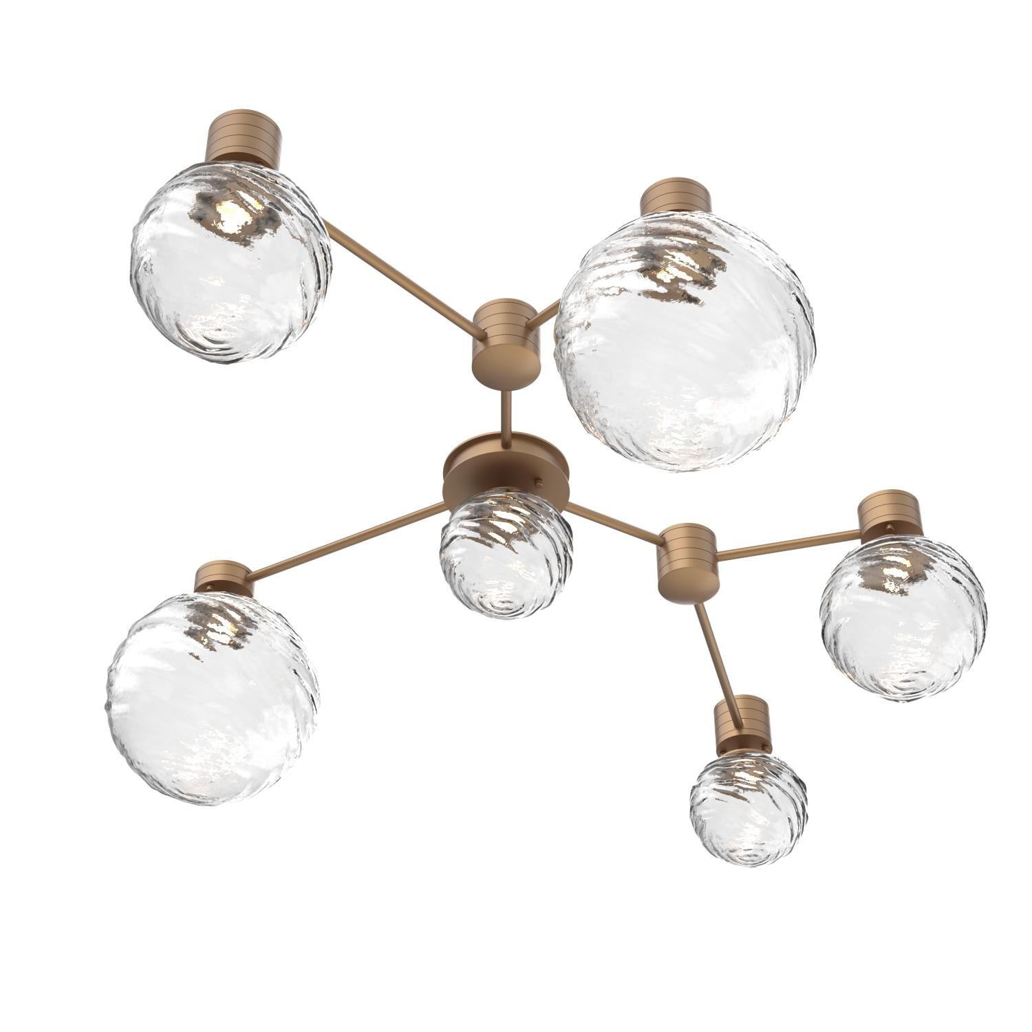 Levi Wilson Gaia 40 Inch Semi Flush Mount by Hammerton Studio