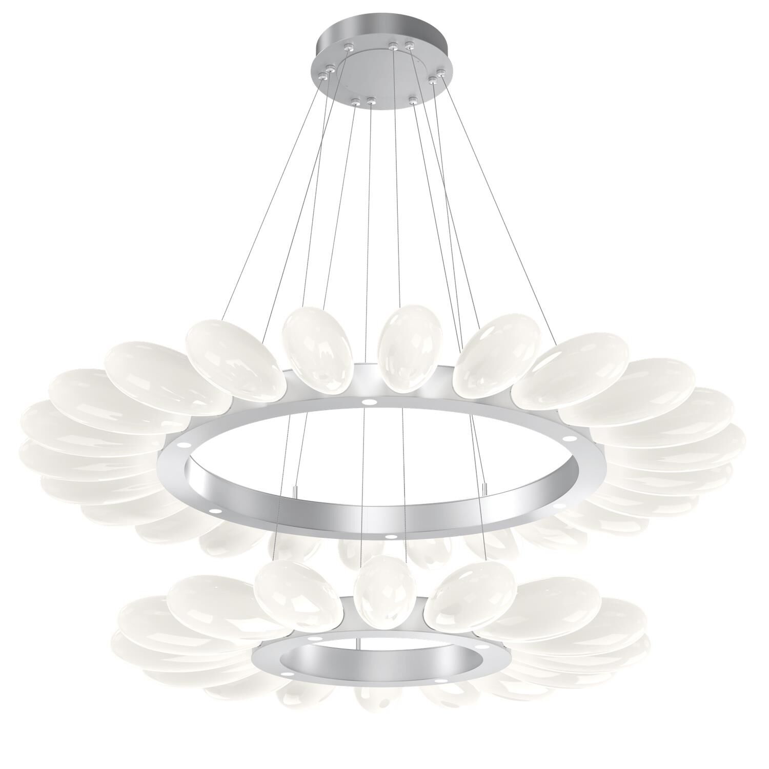 Fiori 53 Inch 50 Light LED Chandelier by Hammerton Studio