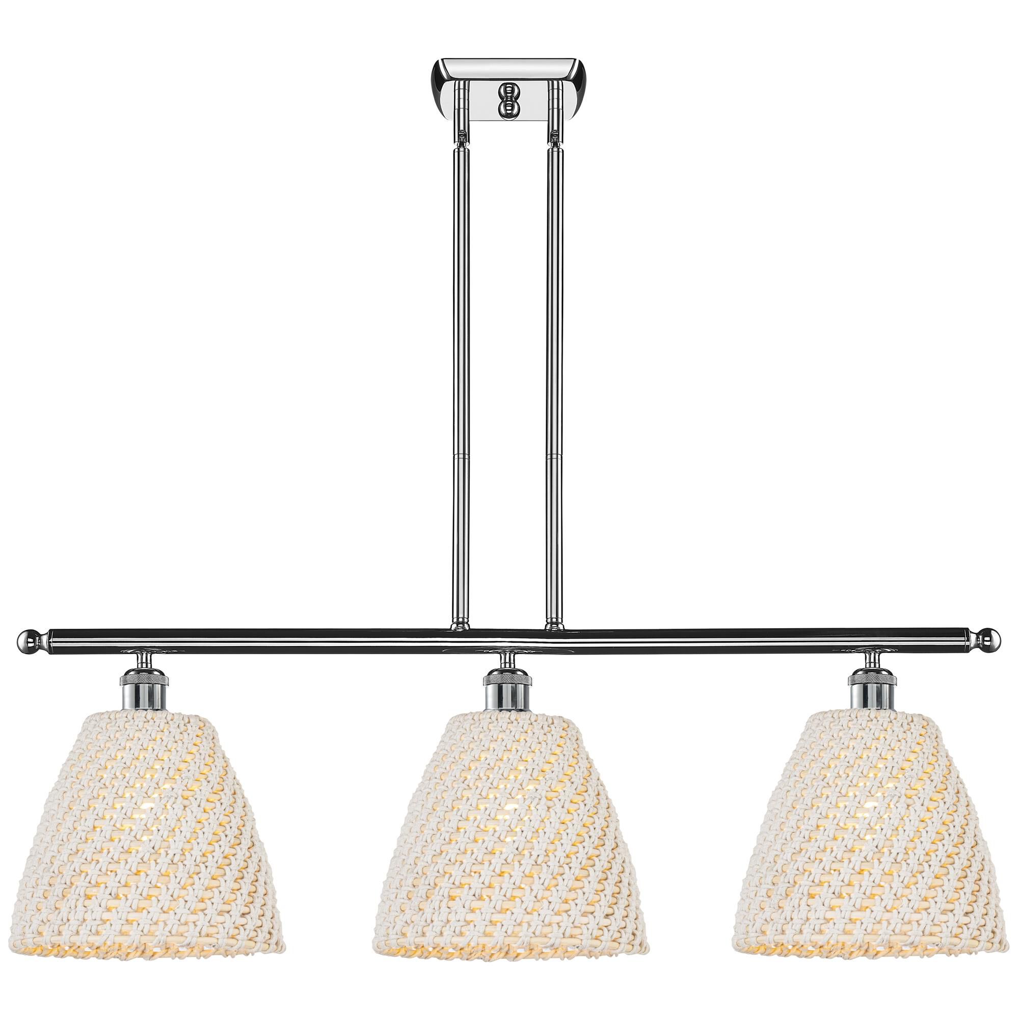 Shown in Polished Chrome finish and Natural shade