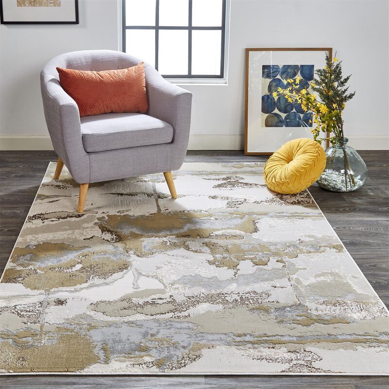 Aura Machine Woven Area Rug by Feizy