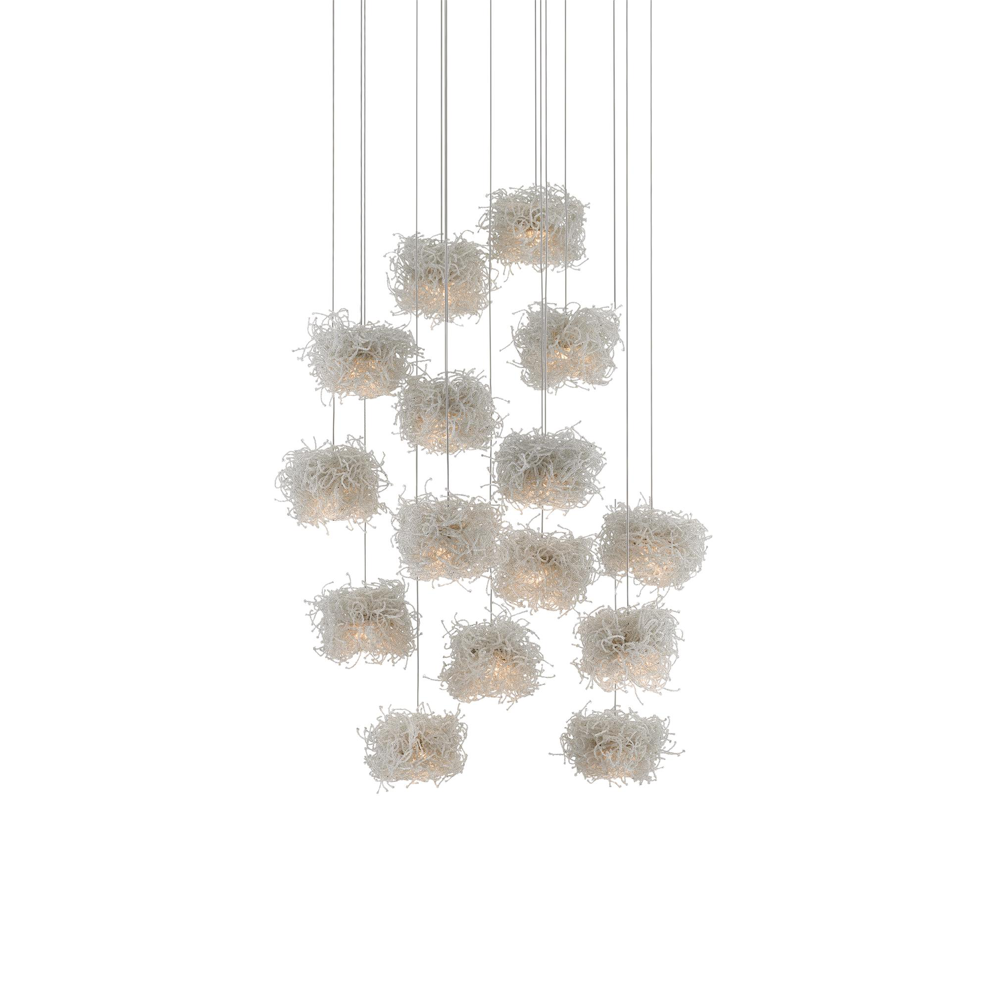 Birds Nest 15 Light Multi Light Pendant,