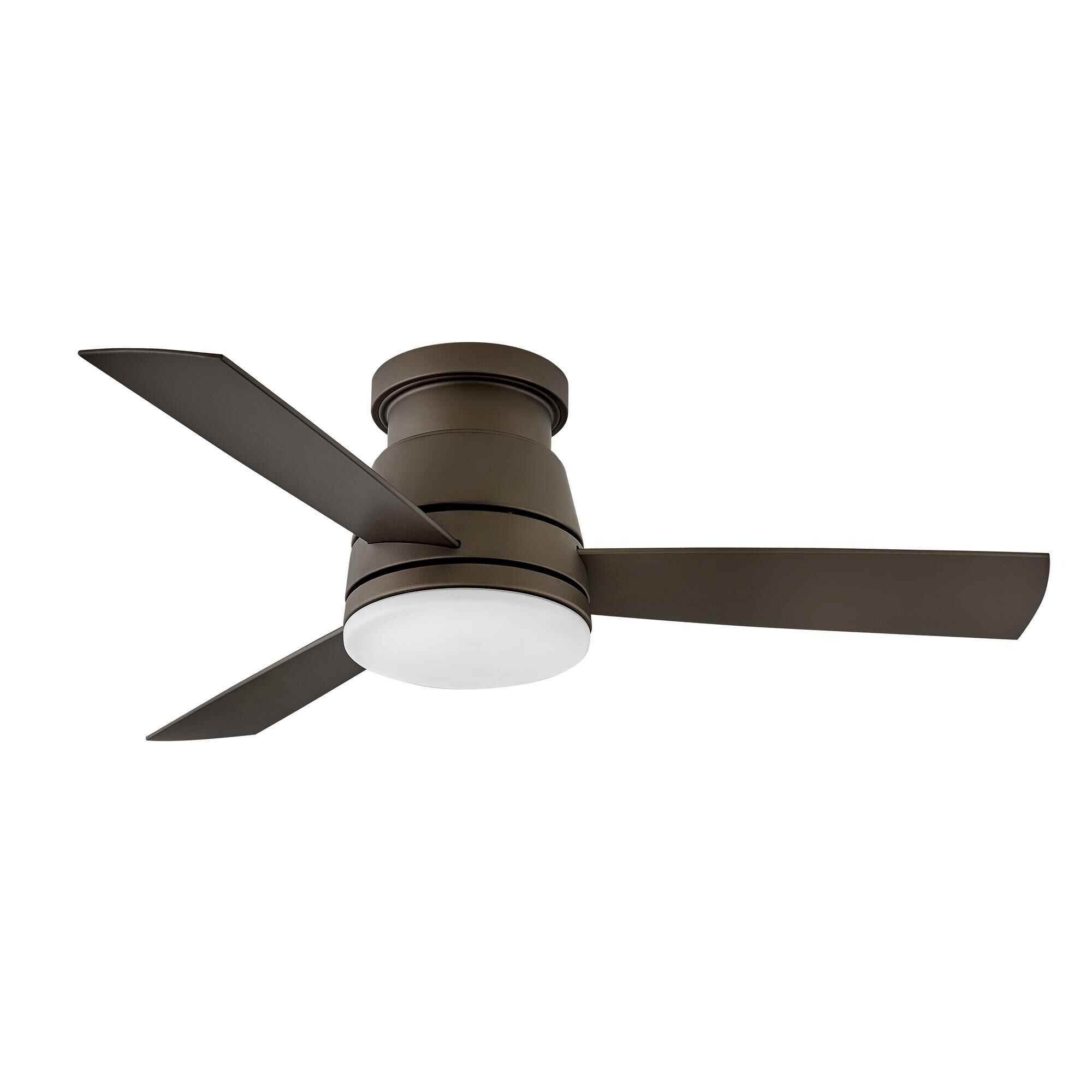 Trey 44 Inch Flush Mount Fan with Light Kit,