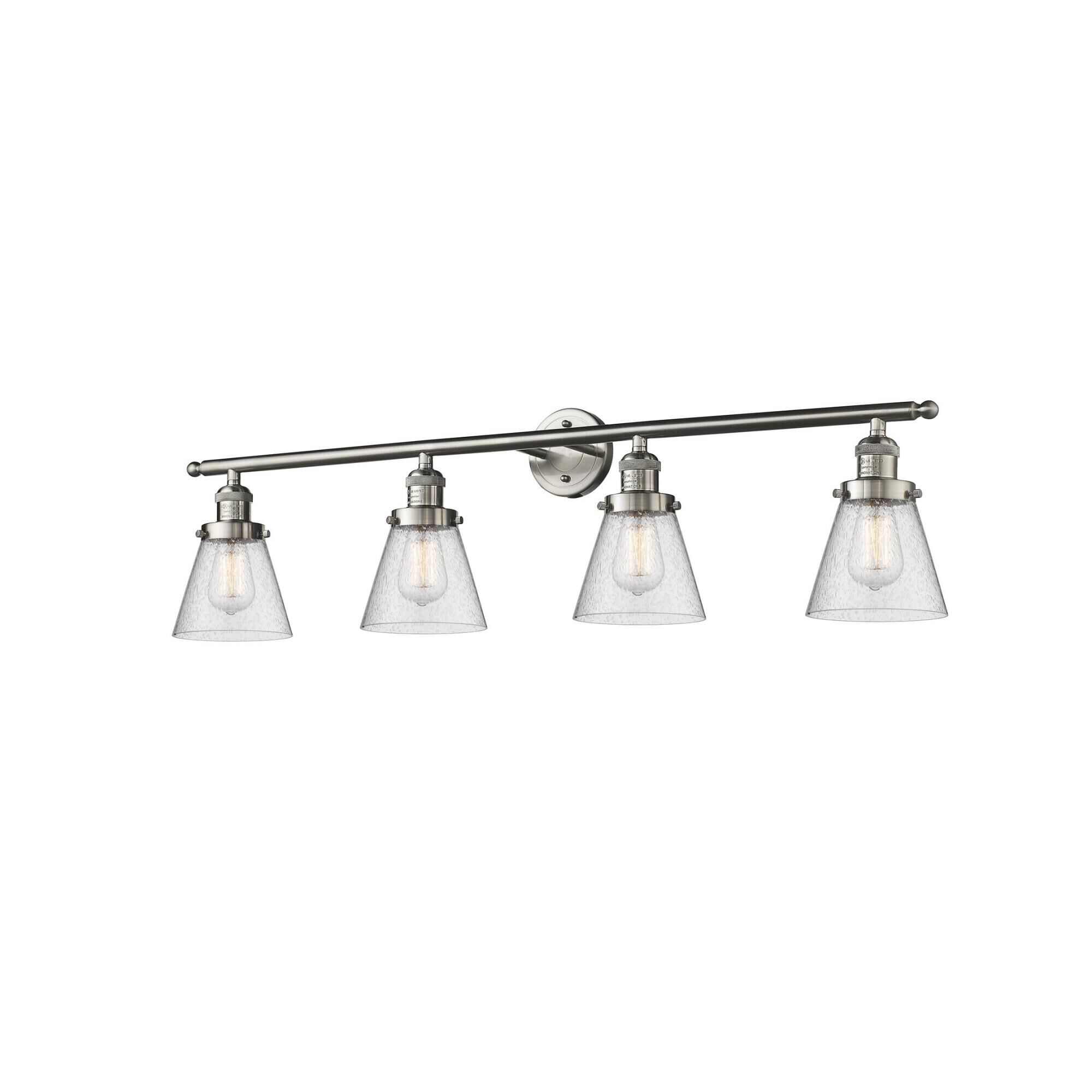 Bruno Marashlian Small Cone 42 Inch 4 Light Bath Vanity Light by Innovations Lighting