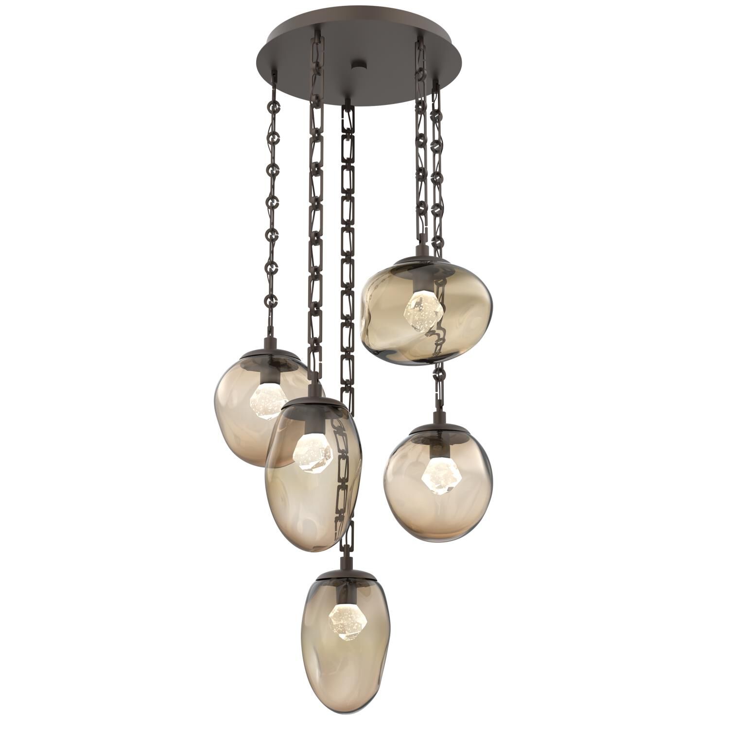 Levi Wilson Cosmos Led 24 Inch Multi Light Pendant by Hammerton Studio