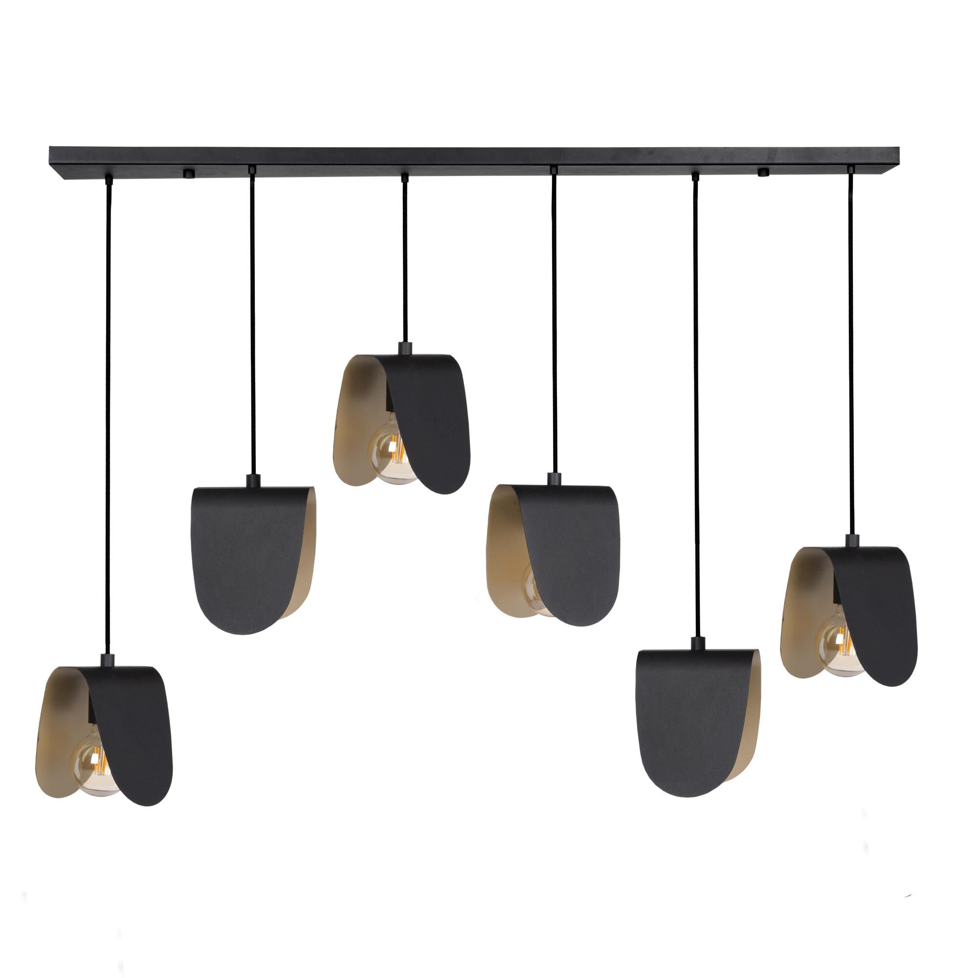 Shown in Black and Gold finish