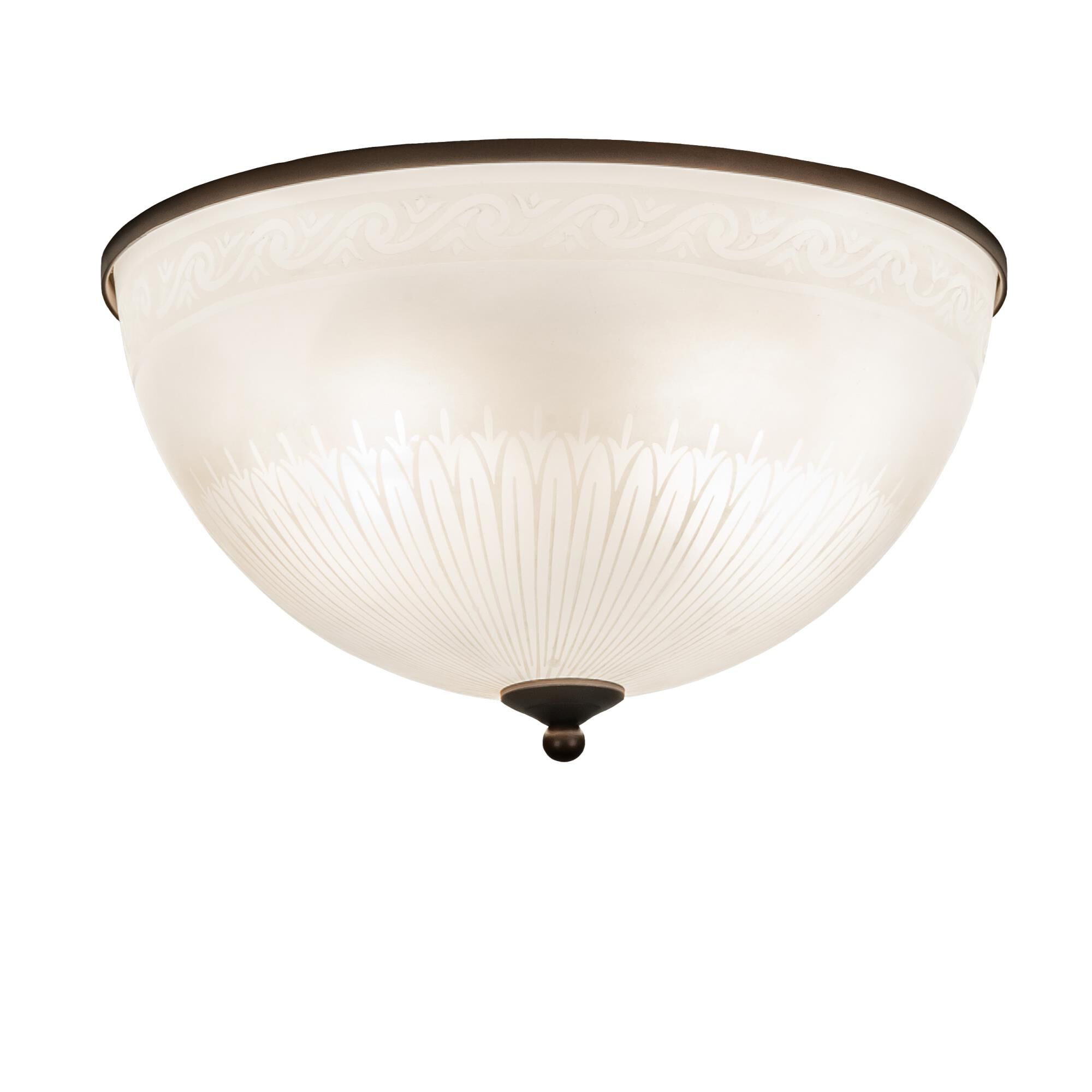 Ovum Aquinum 18 Inch 4 Light Flush Mount by Meyda Lighting