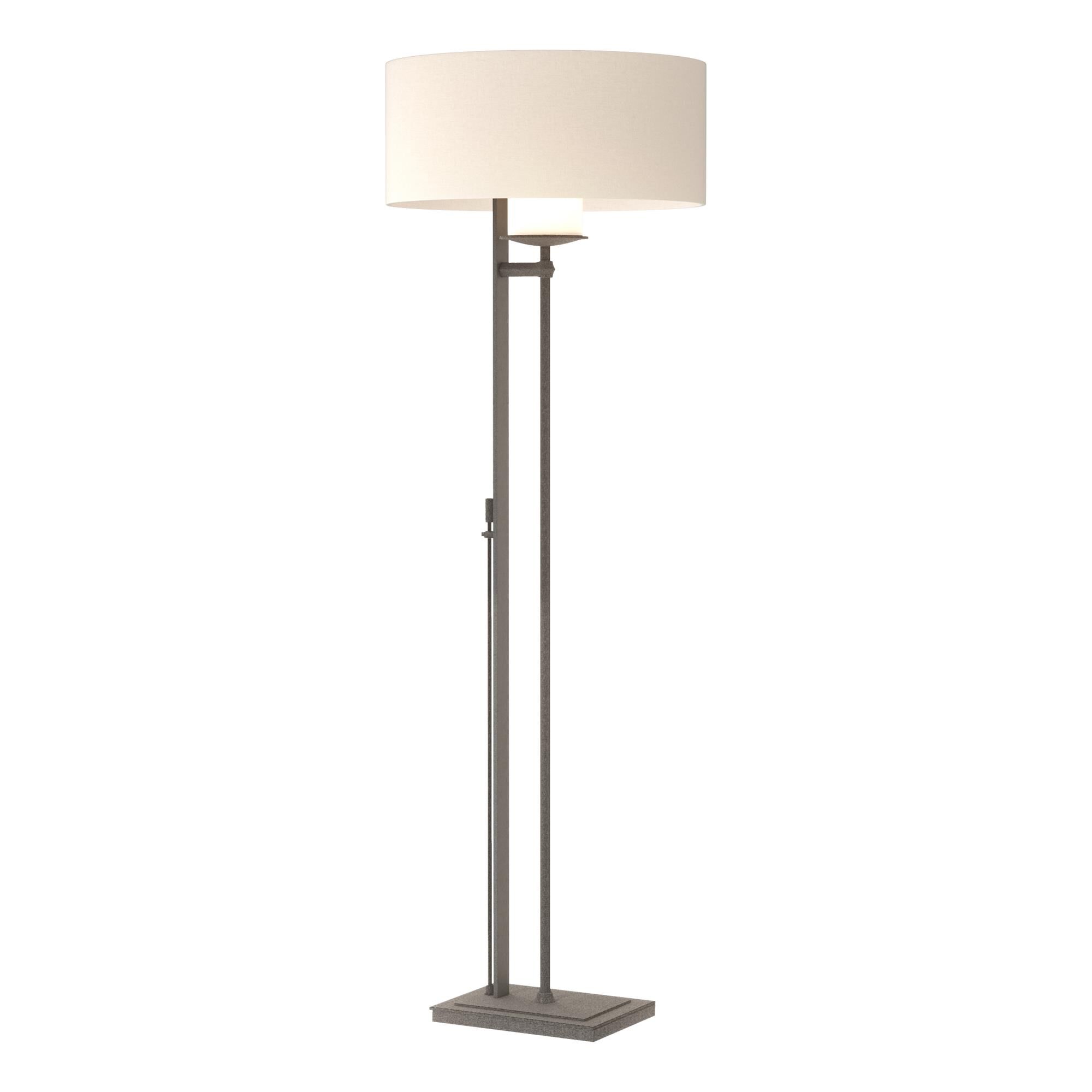 Shown in Natural Iron finish and Flax shade
