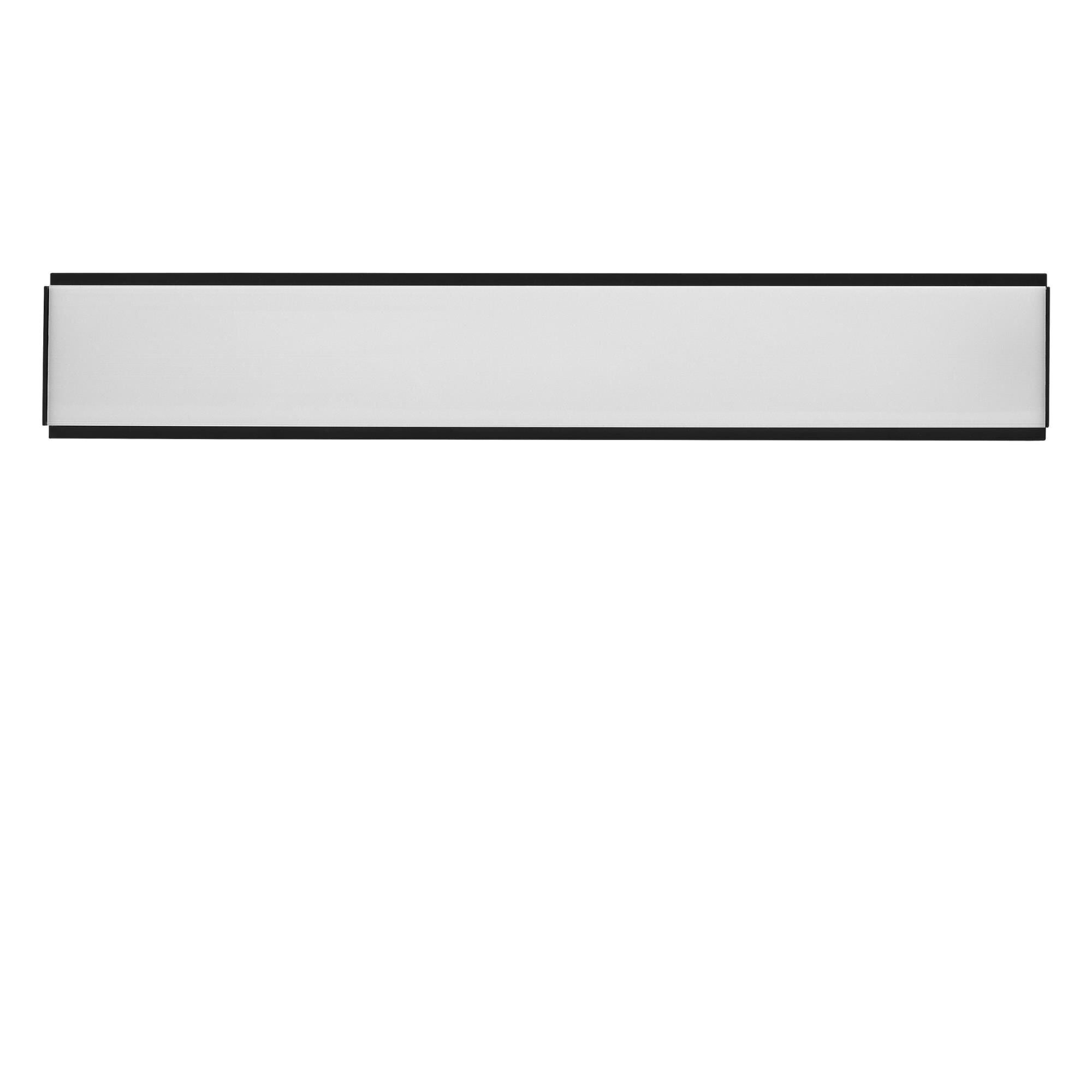 Shown in Midnight Black finish and White Acrylic Diffuser shade