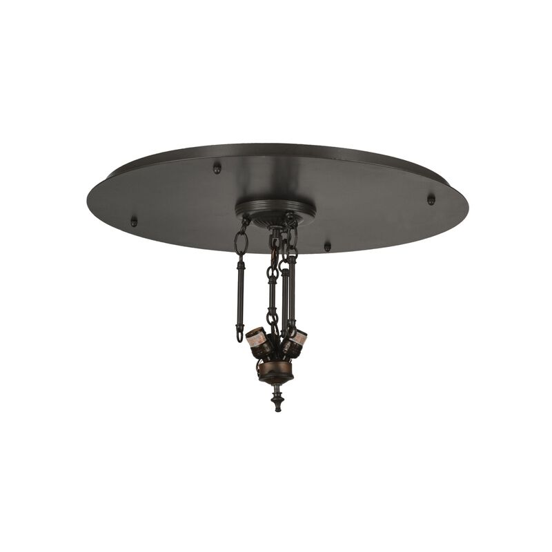 24 Inch 3 Light Flush Mount by Meyda Lighting