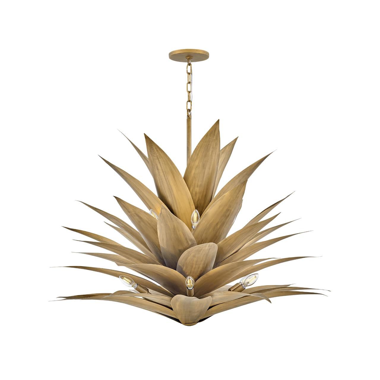 Agave 45 Inch 12 Light LED Chandelier by Fredrick Ramond