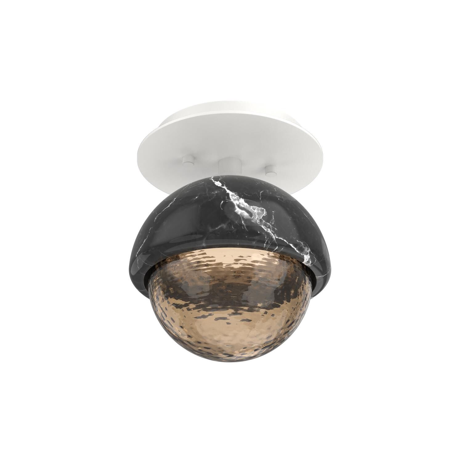 Levi Wilson Cabochon 6 Inch Flush Mount by Hammerton Studio