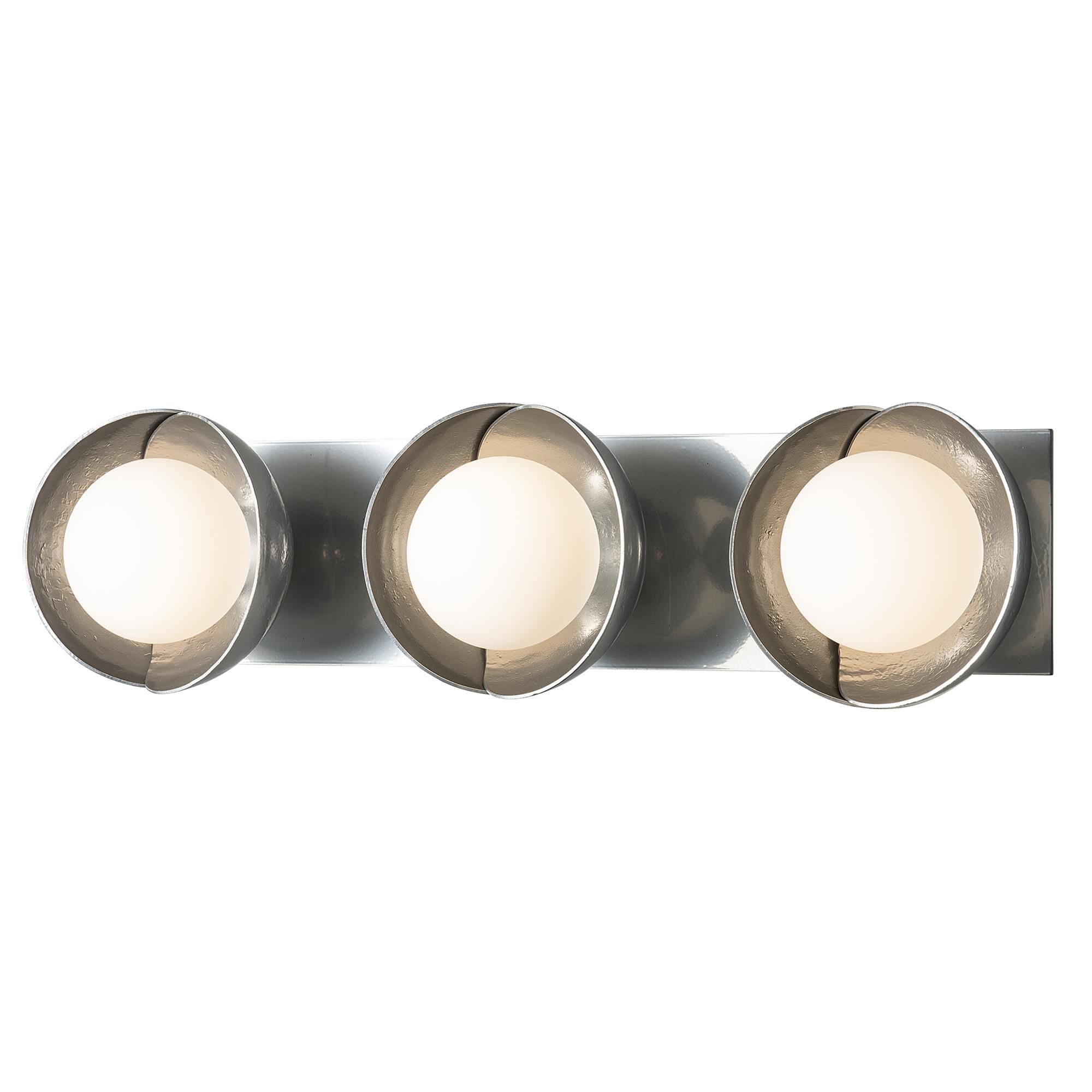 Shown in Sterling finish and Opal glass and Sterling (85) accent