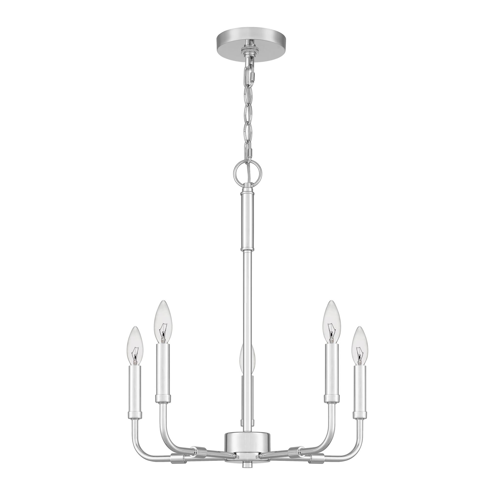 Abner 18 Inch 5 Light Mini Chandelier by Quoizel
