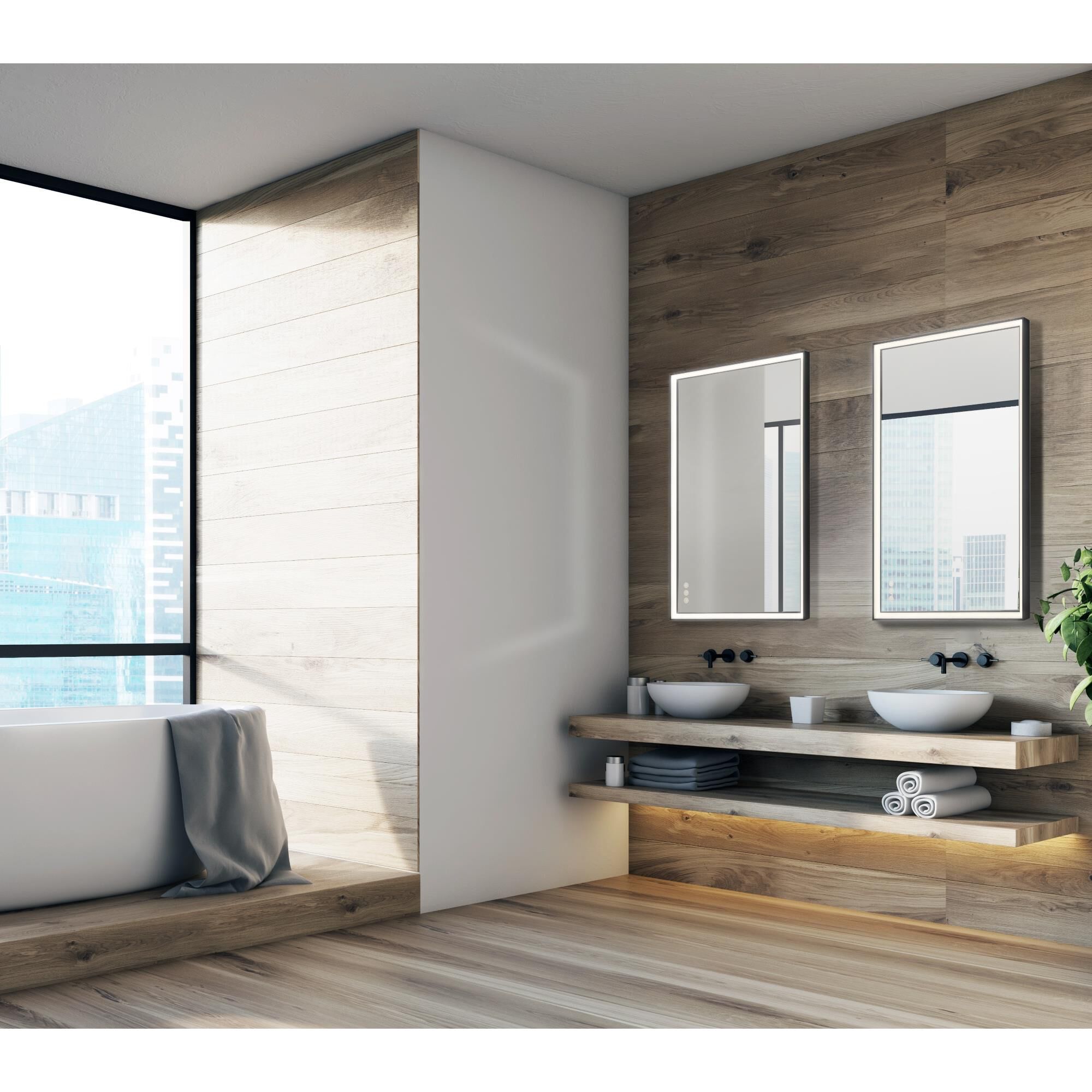 Nixon LED Lighted Mirror by Eurofase Lighting