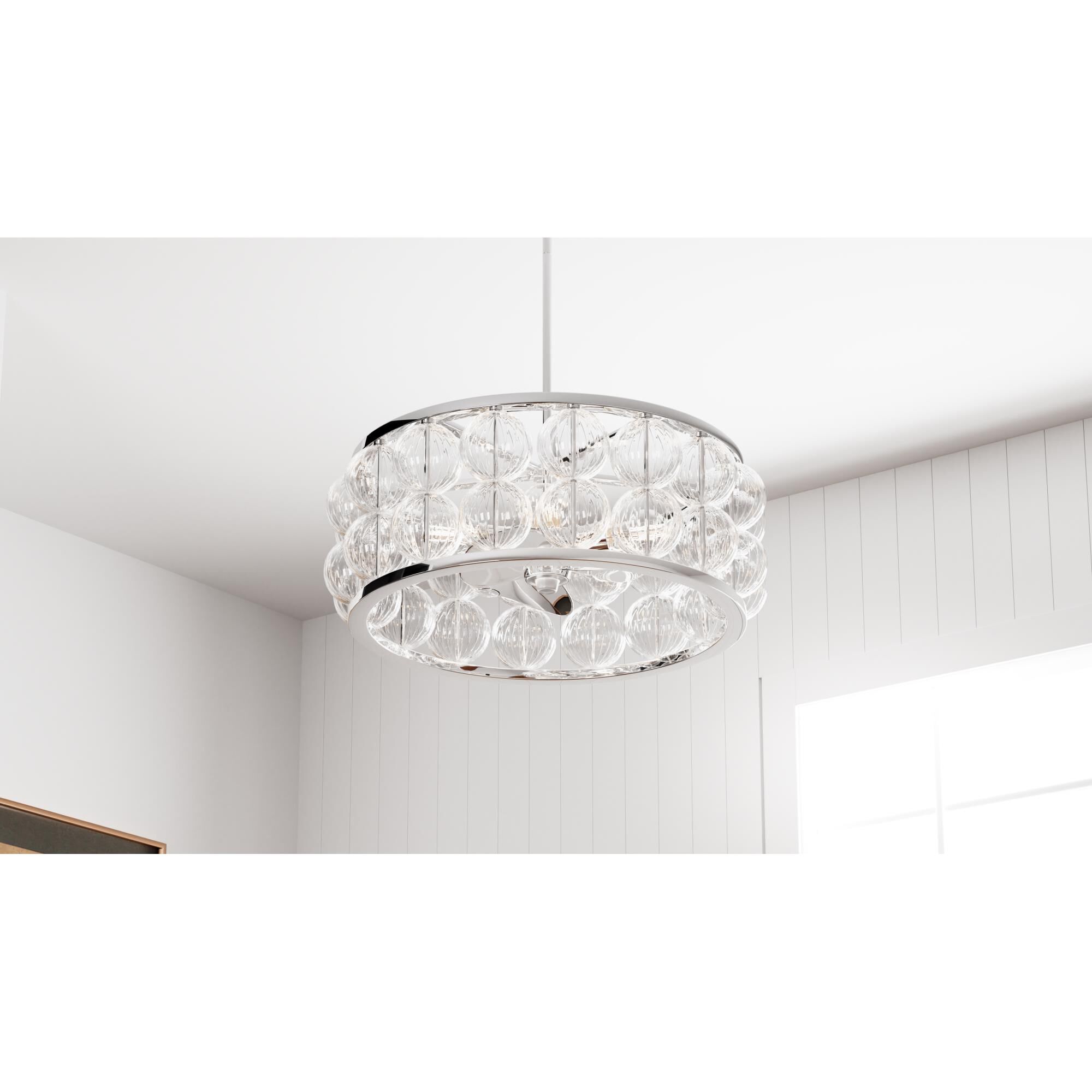 Terrarock 23 Inch Chandelier Ceiling Fan by Quoizel