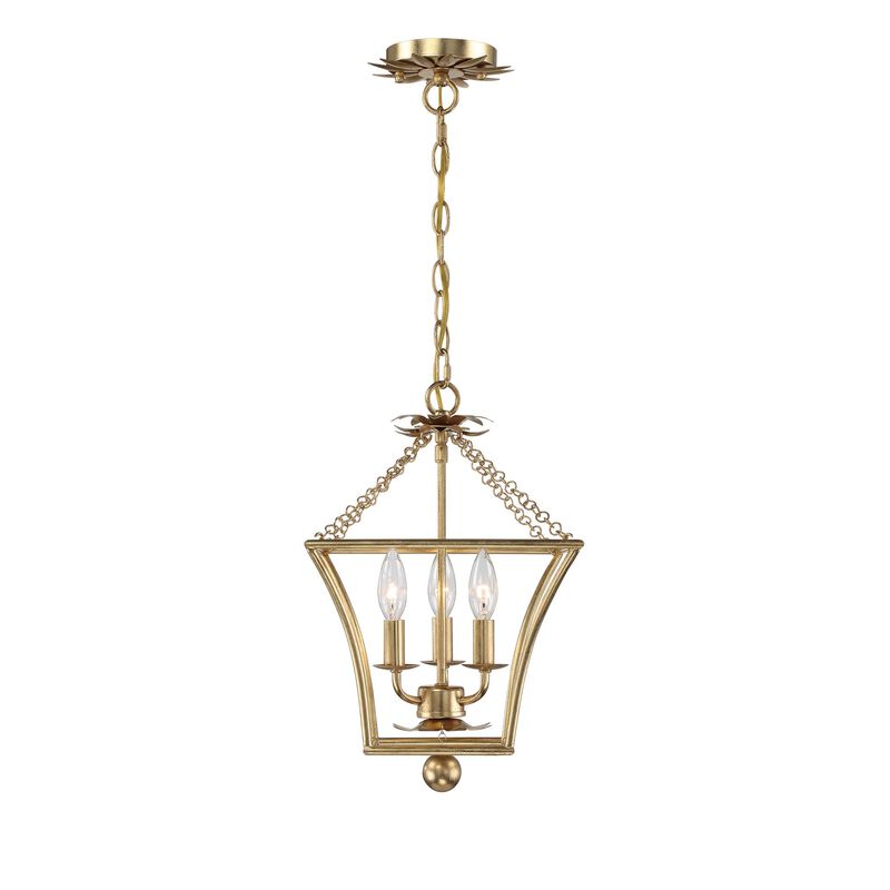 Broche 17 Inch Lantern Pendant by Crystorama