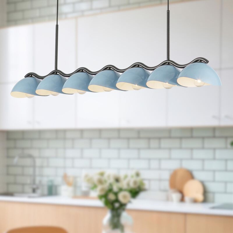 Ryan Pauly Atlas Medium Linear Chandelier by Kuzco