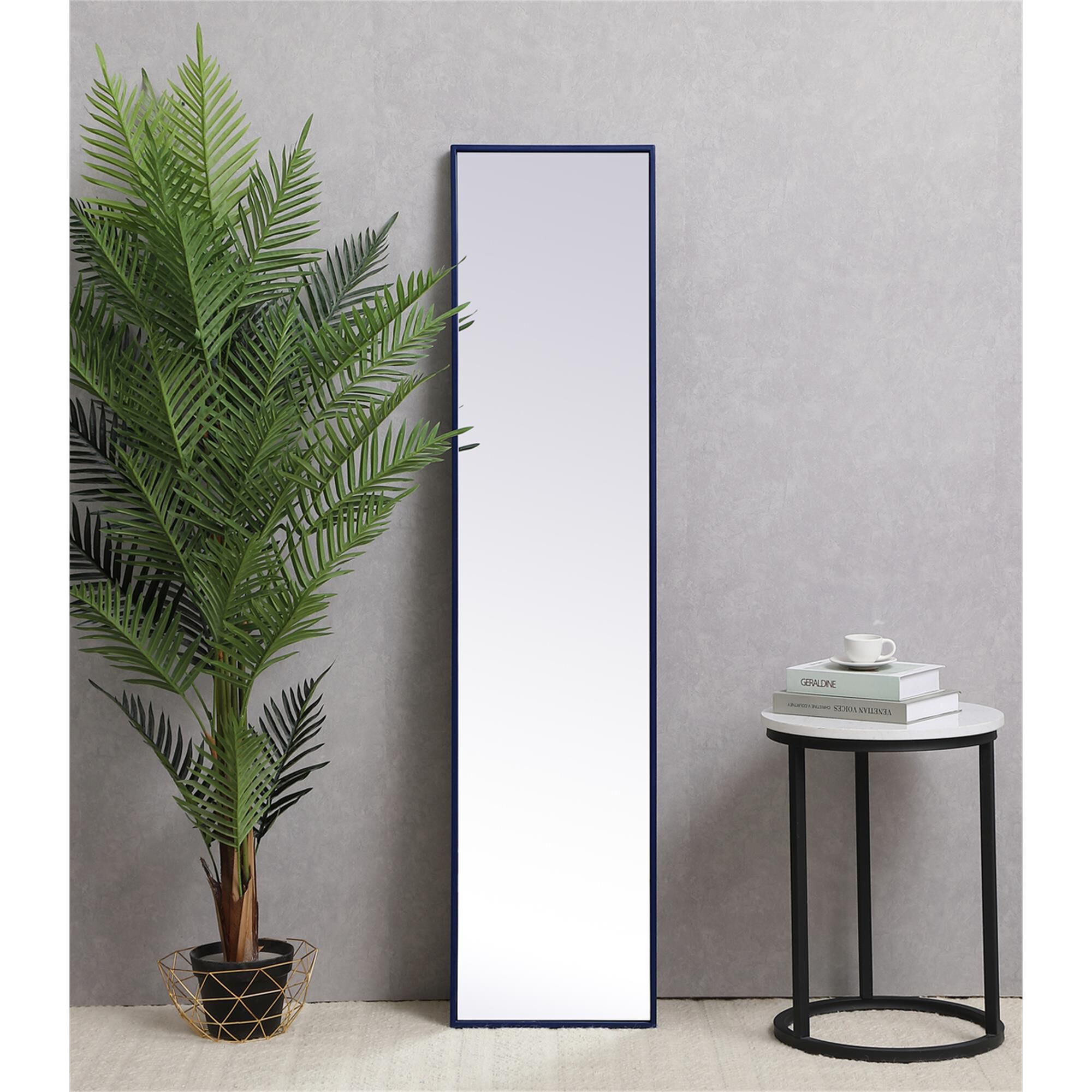 Shown in Black finish and Clear Mirror Beveled glass