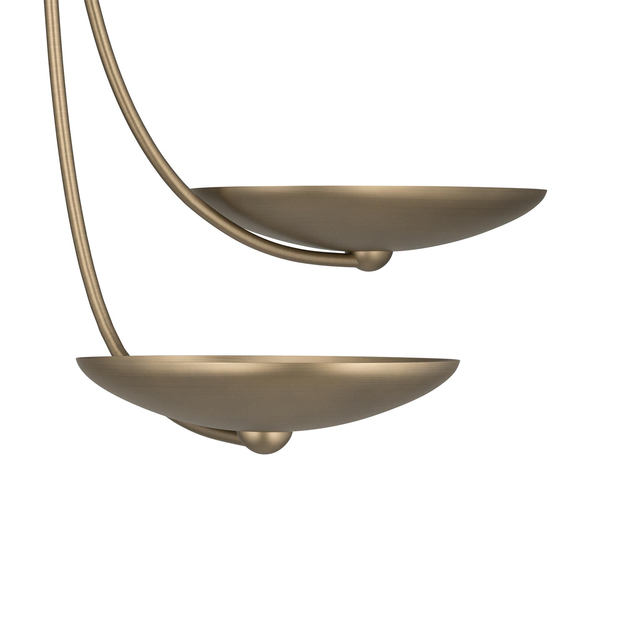Shown in Champagne Bronze finish and Champagne Bronze shade