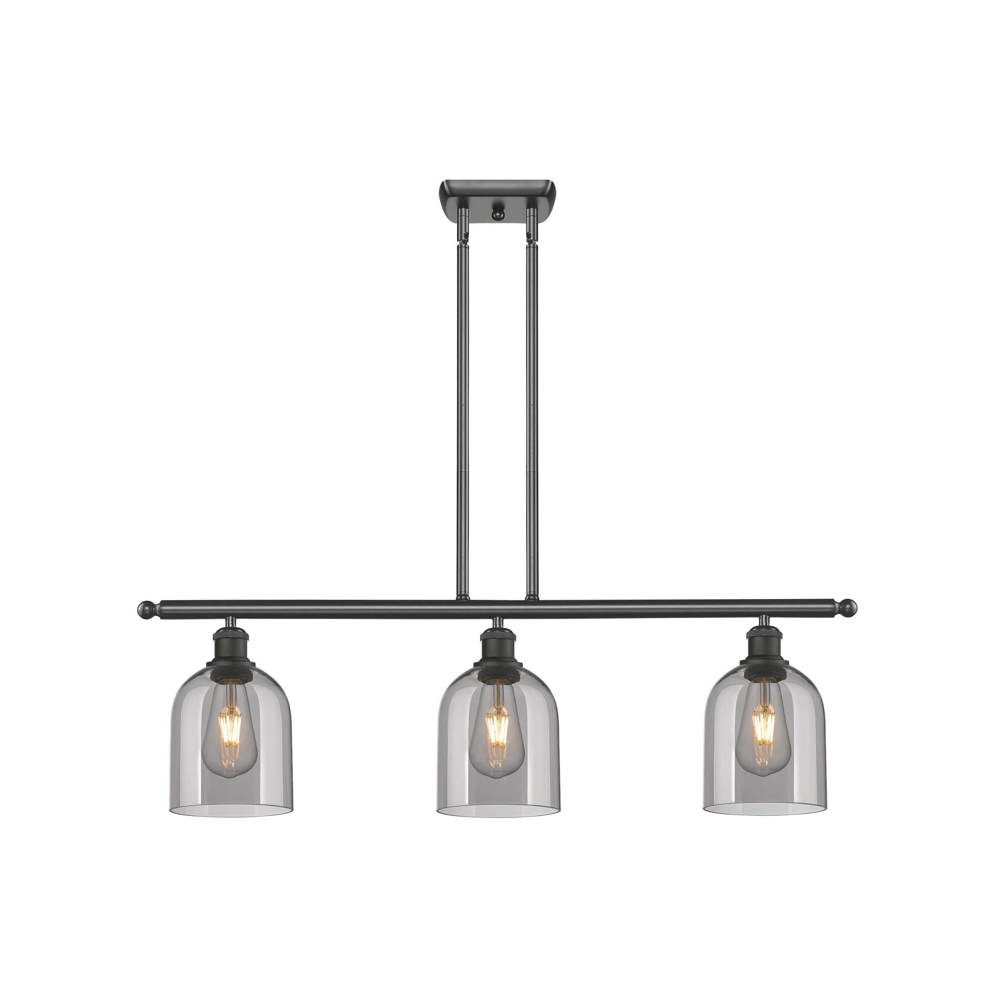 Shown in Oil Rubbed Bronze finish and Light Smoke glass