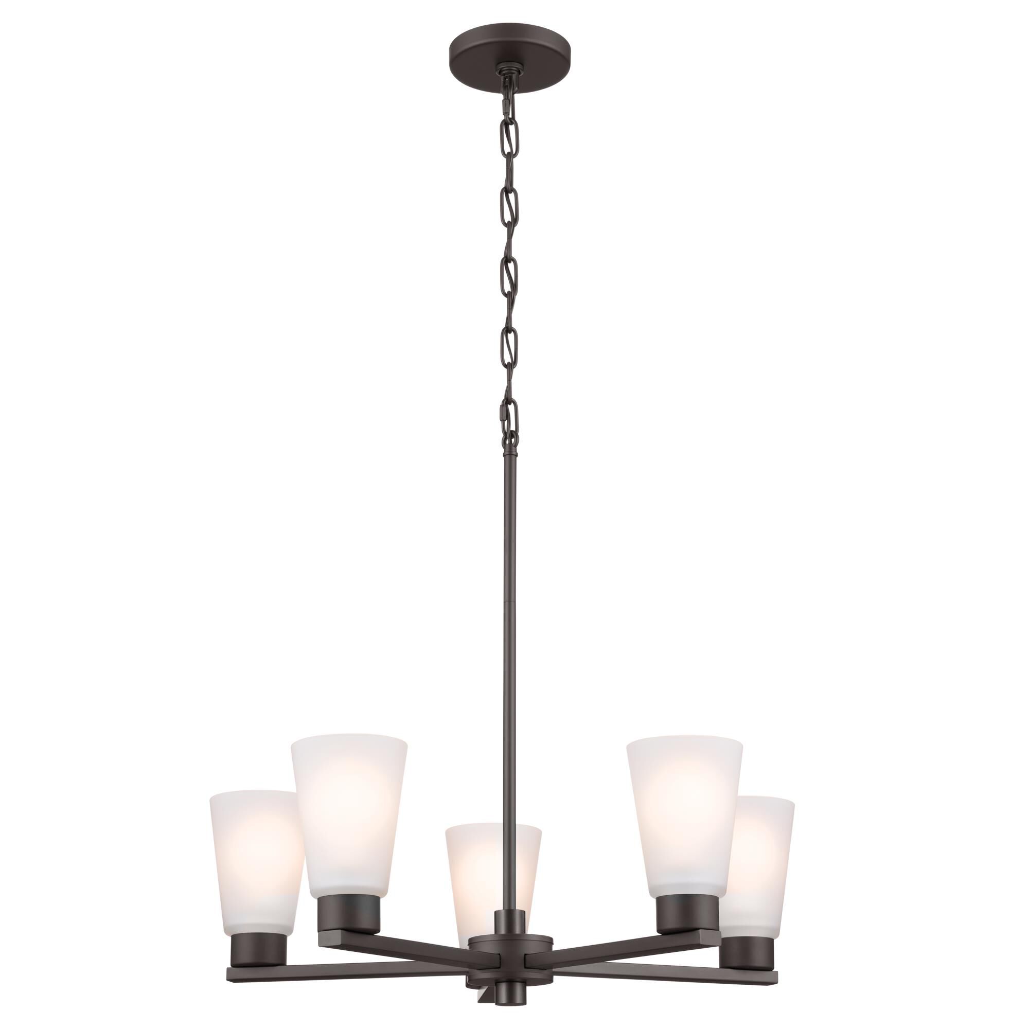 Stamos 24 Inch 5 Light Mini Chandelier by Kichler Lighting