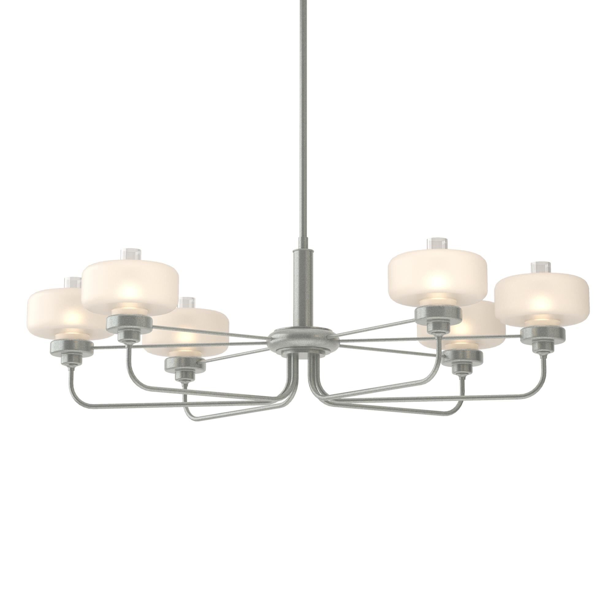 Nola 42 Inch 6 Light Linear Suspension Light by Hubbardton Forge