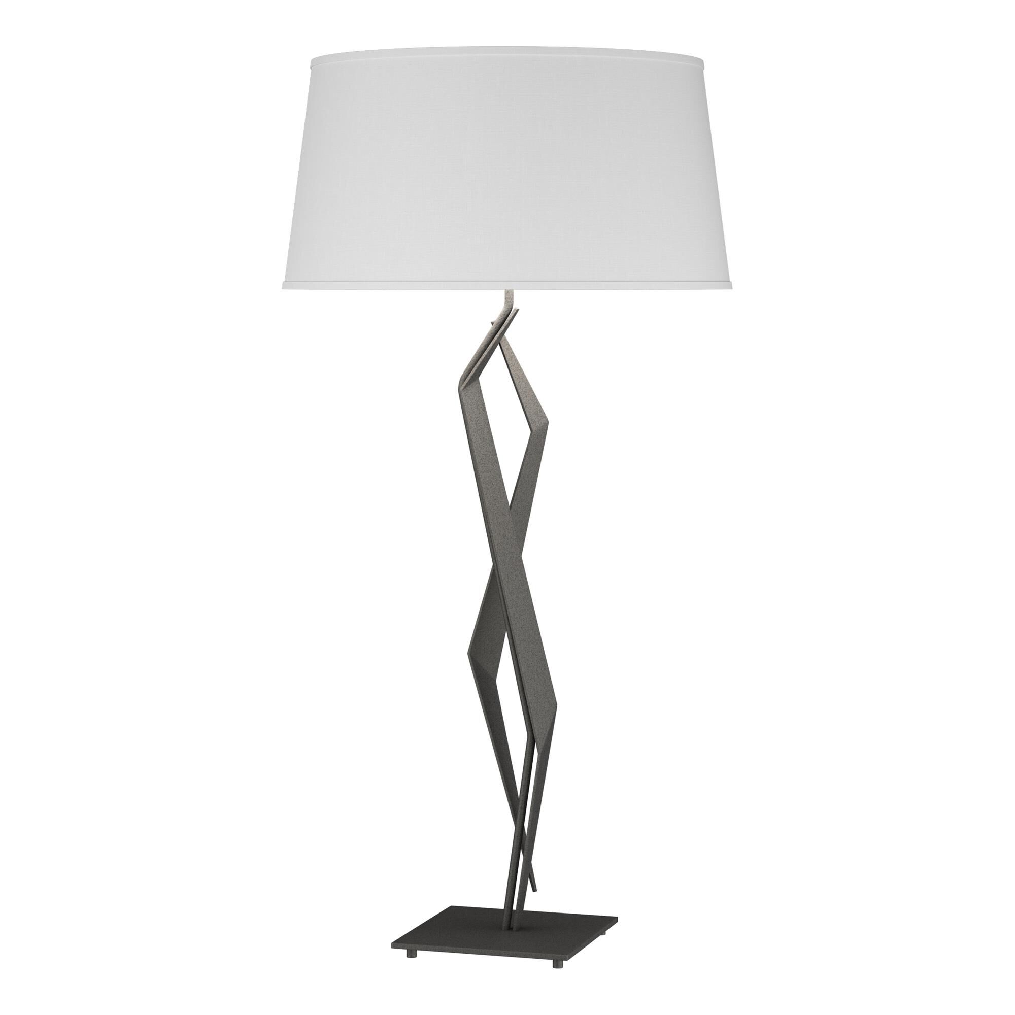 Shown in Natural Iron finish and Flax shade