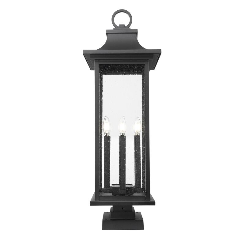 Tiberius 36 Inch Outdoor Pier Lamp by Z-Lite