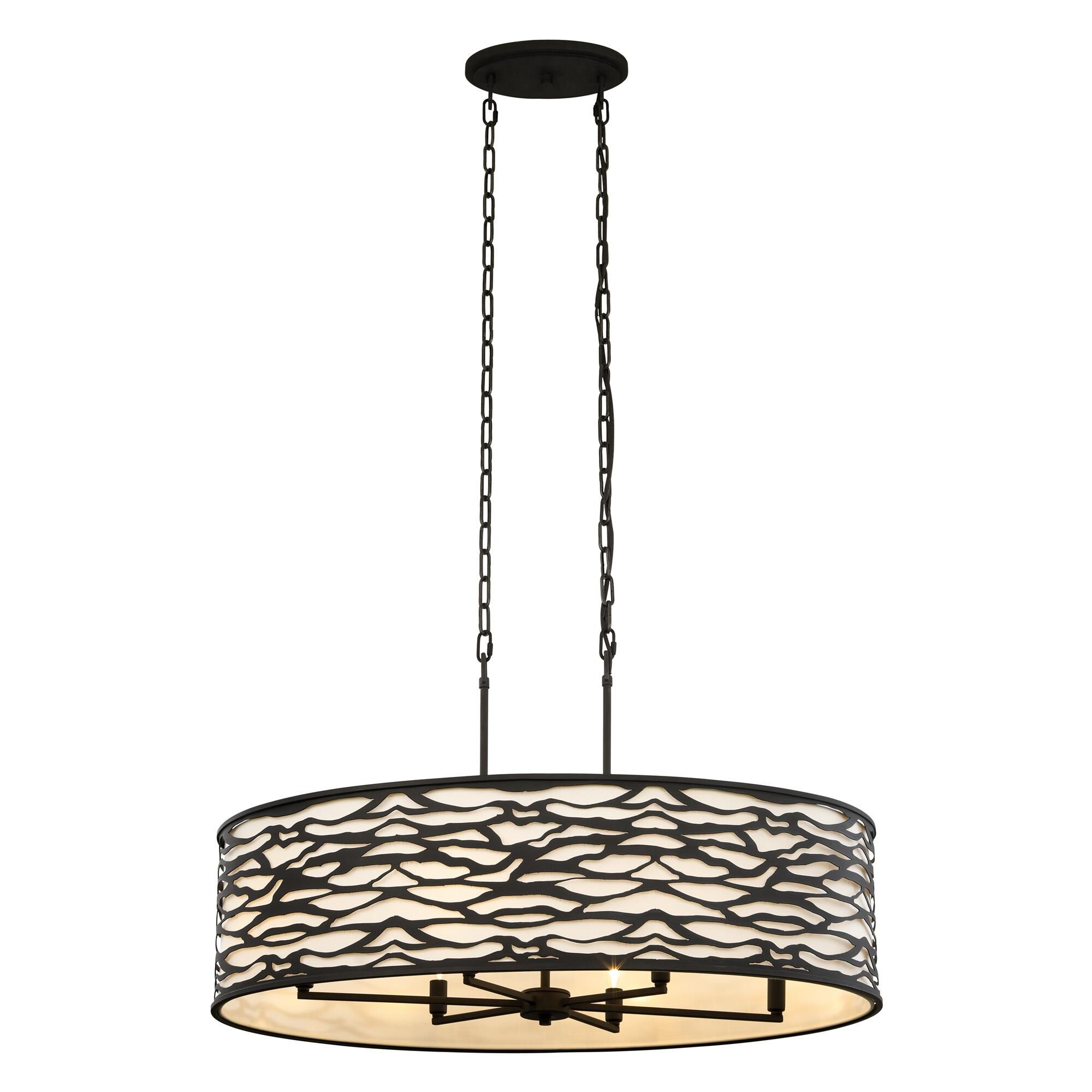 Shown in Carbon Black finish and Bone Linen shade