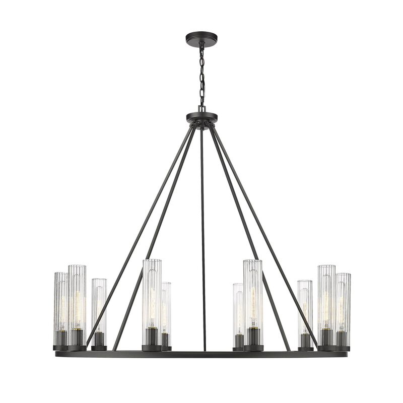 Beau 46 Inch 10 Light Chandelier by Z-Lite
