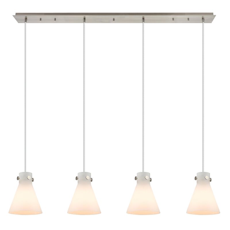 Bruno Marashlian Newton Cone 51 Inch 4 Light Linear Suspension Light by Innovations Lighting