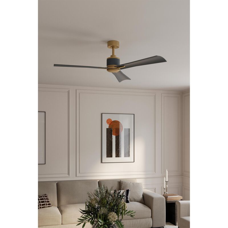 Nauticus 65 Inch Ceiling Fan with Light Kit by Minka Aire