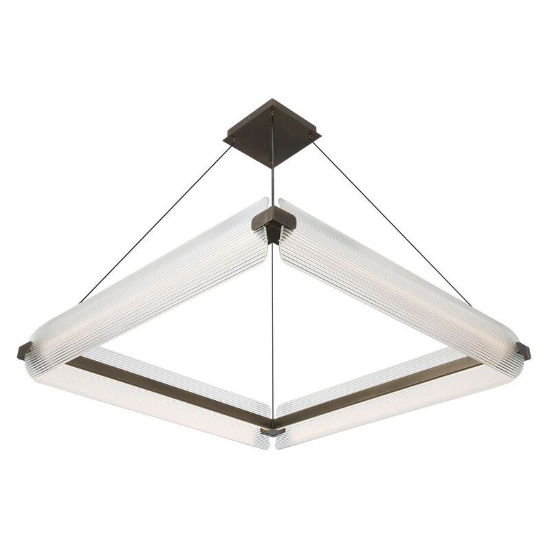 Neoness 34 Inch 4 Light Chandelier by Eurofase Lighting