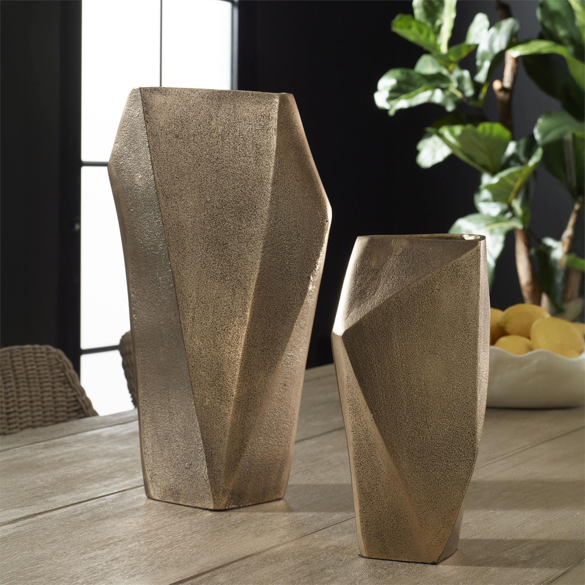 Shown in Brass finish